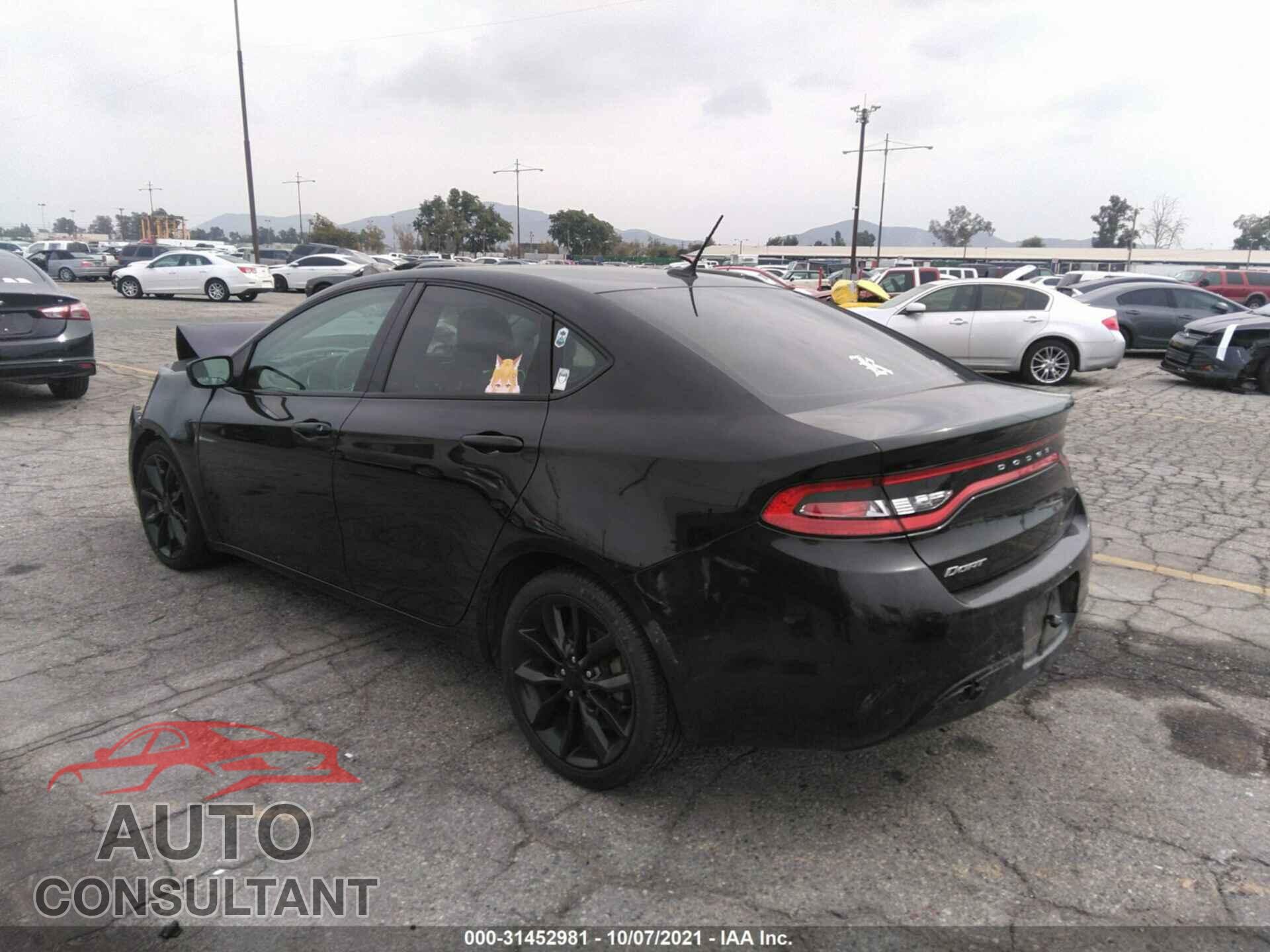 DODGE DART 2016 - 1C3CDFFAXGD815754