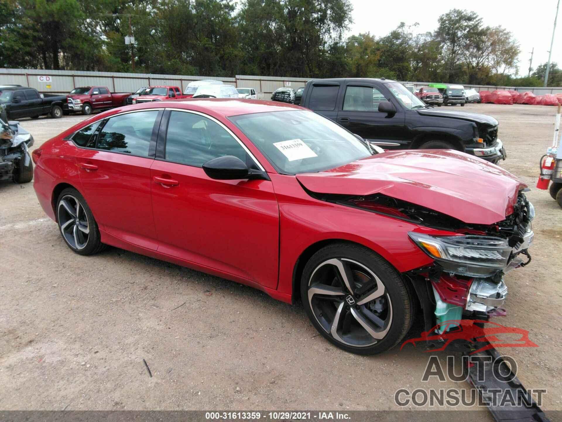 HONDA ACCORD SEDAN 2021 - 1HGCV1F31MA101524