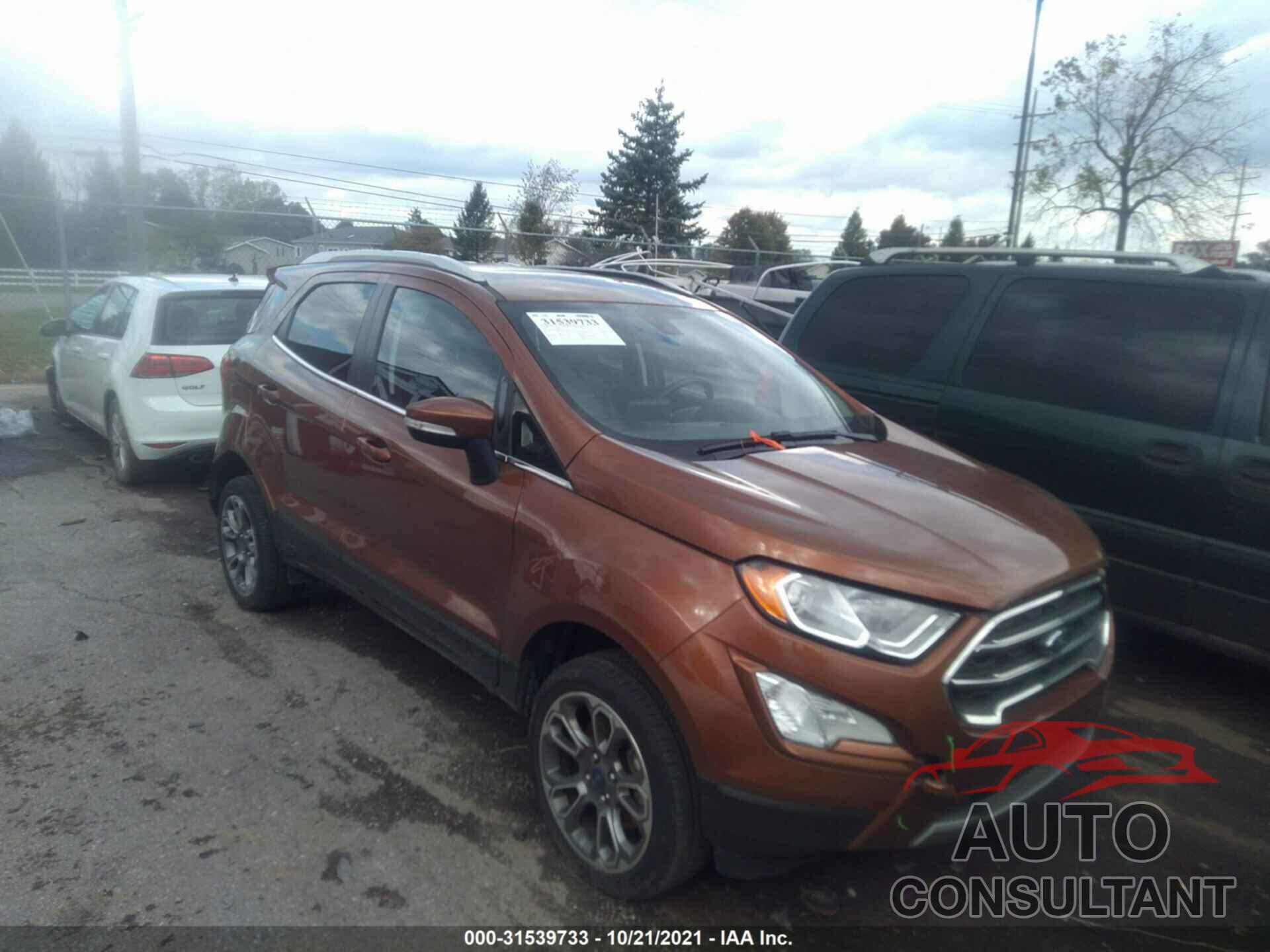 FORD ECOSPORT 2018 - MAJ6P1WL4JC171207