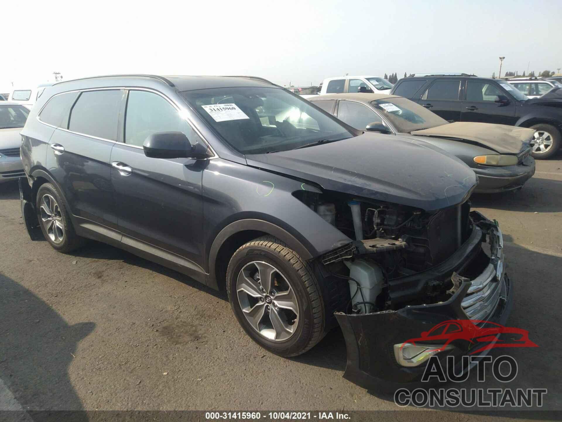 HYUNDAI SANTA FE 2016 - KM8SM4HF9GU143556