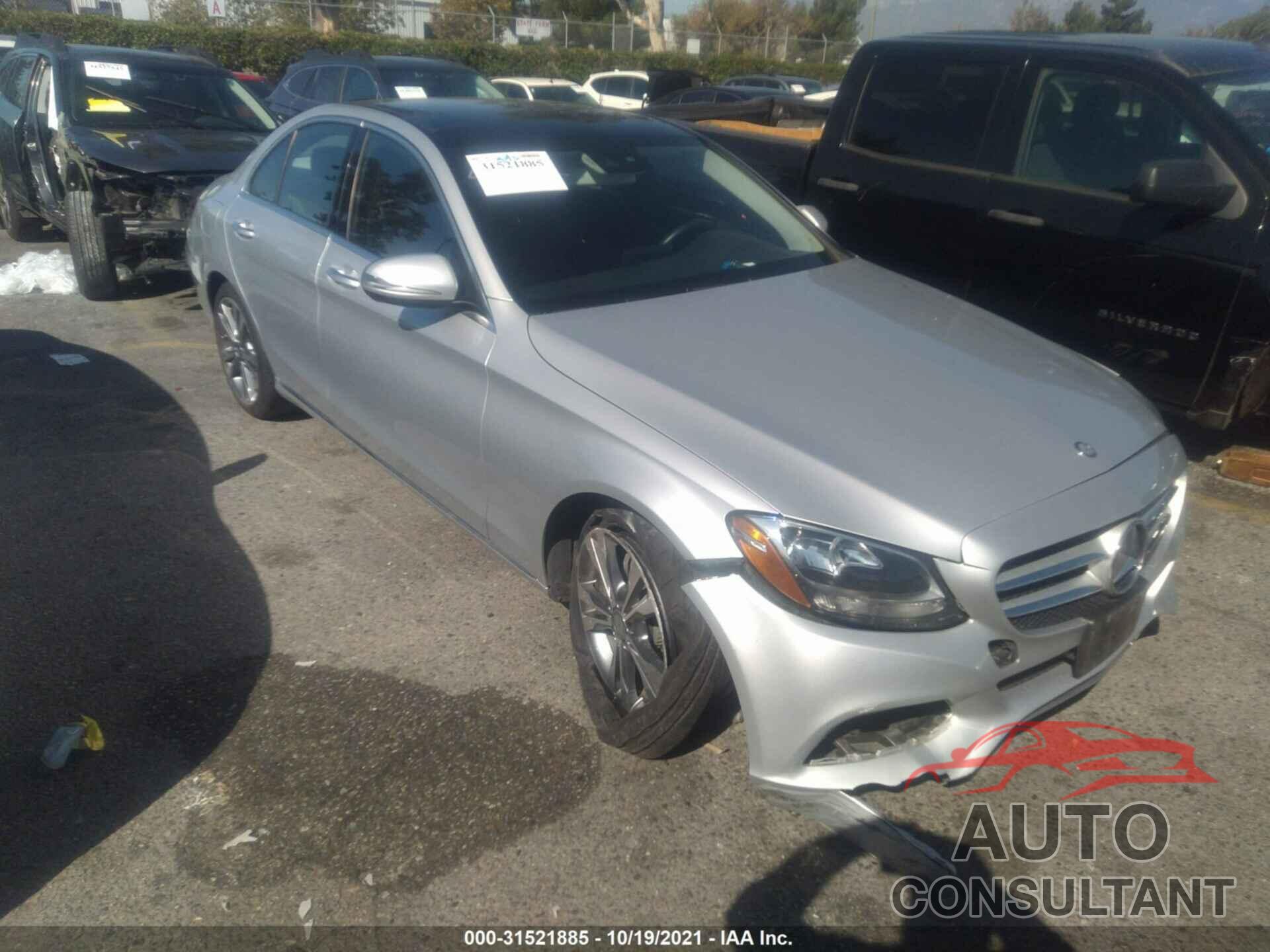 MERCEDES-BENZ C-CLASS 2017 - 55SWF4JB1HU207752