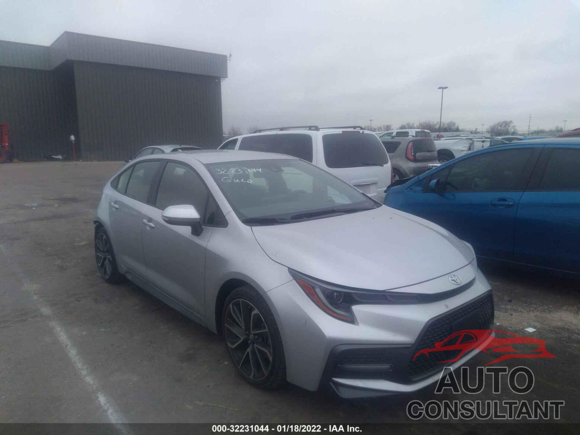 TOYOTA COROLLA 2021 - JTDS4MCE0MJ060646