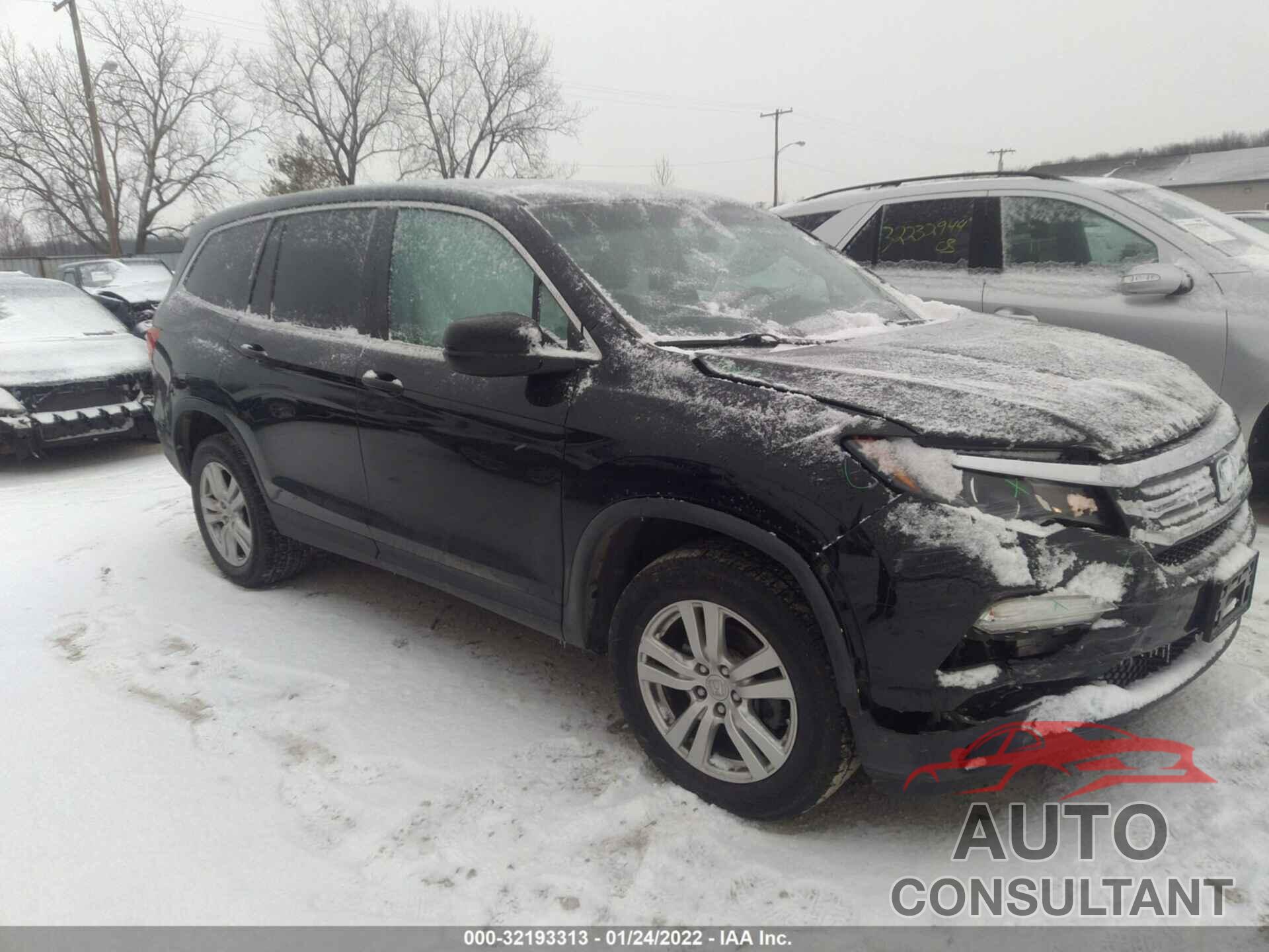 HONDA PILOT 2016 - 5FNYF6H19GB023368