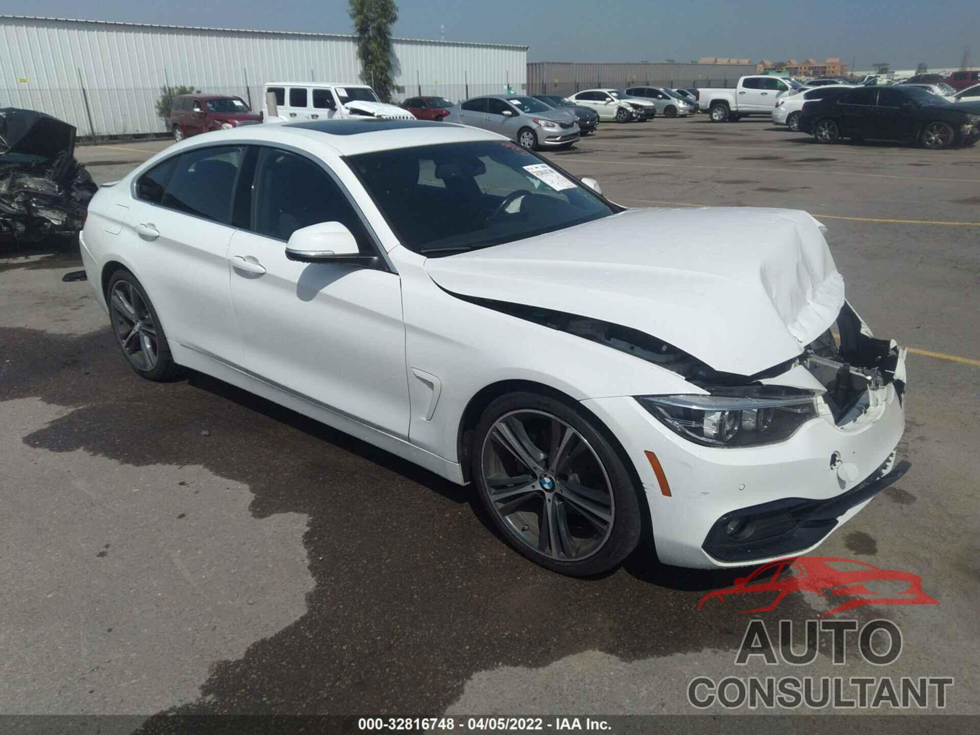 BMW 4 SERIES 2018 - WBA4J1C56JBG77023