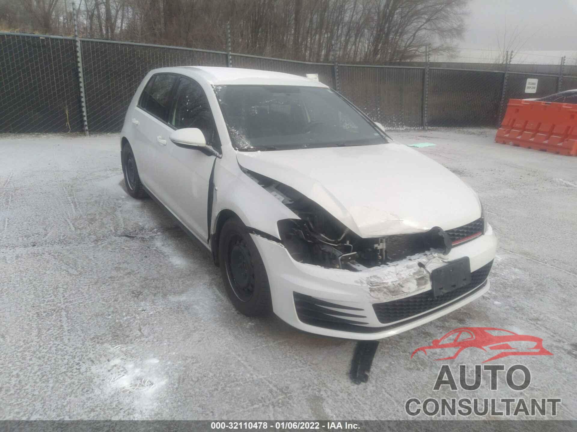 VOLKSWAGEN GOLF GTI 2017 - 3VW5T7AU7HM056580