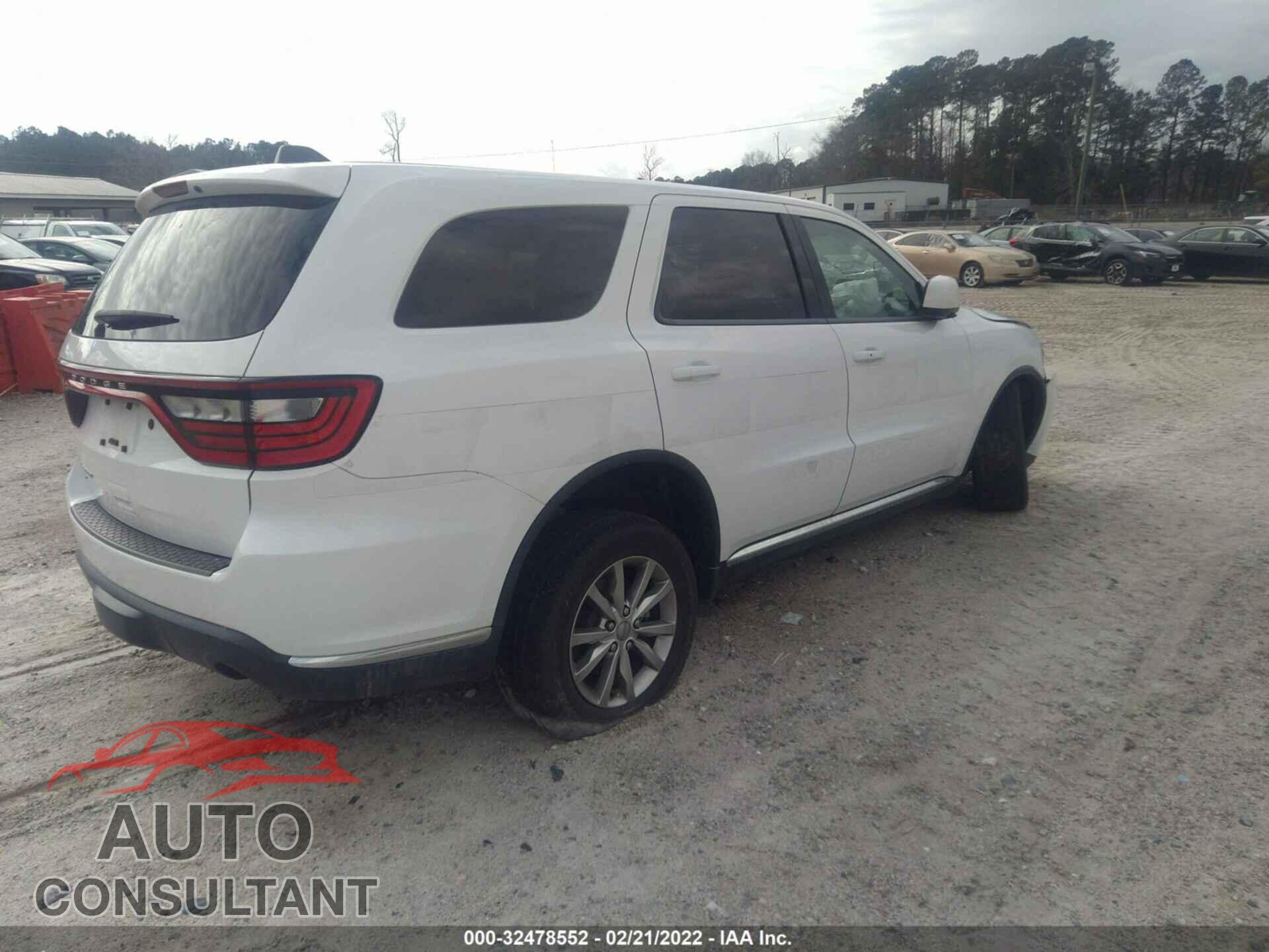 DODGE DURANGO 2017 - 1C4RDJFGXHC644332