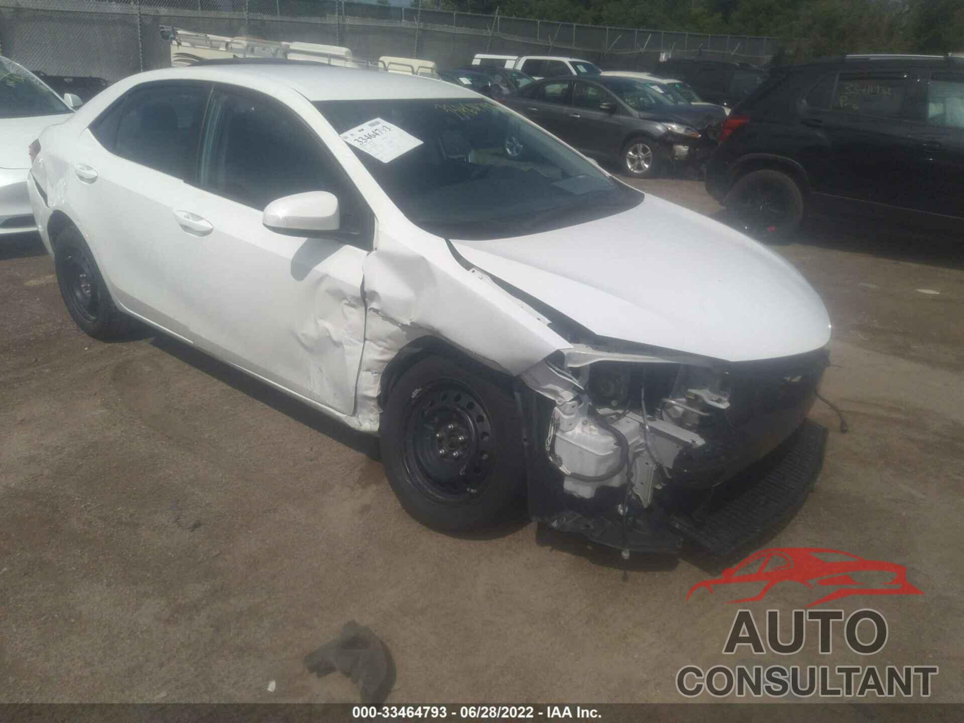 TOYOTA COROLLA 2018 - 5YFBURHE9JP844949