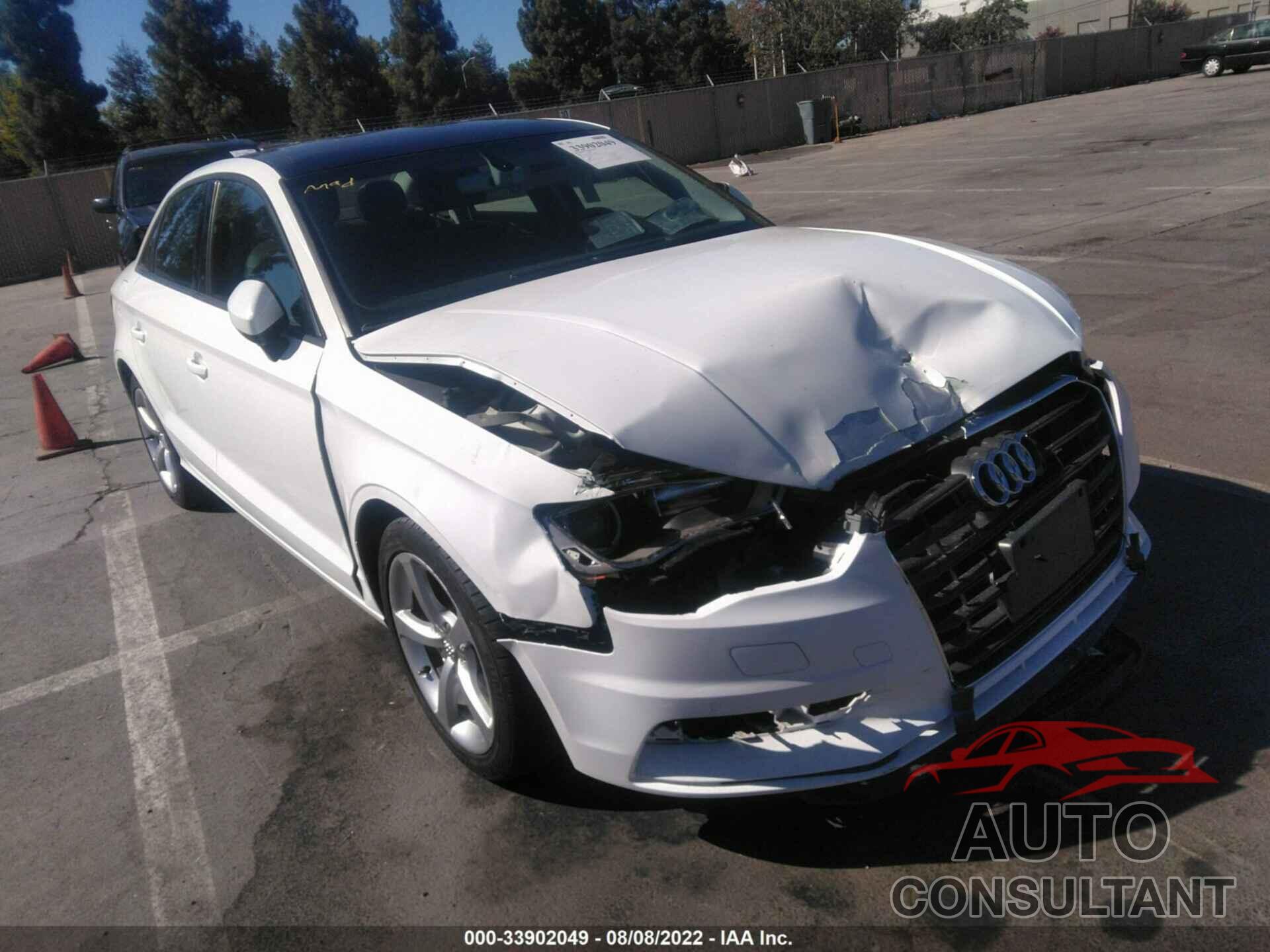 AUDI A3 2016 - WAUA7GFF5G1050107