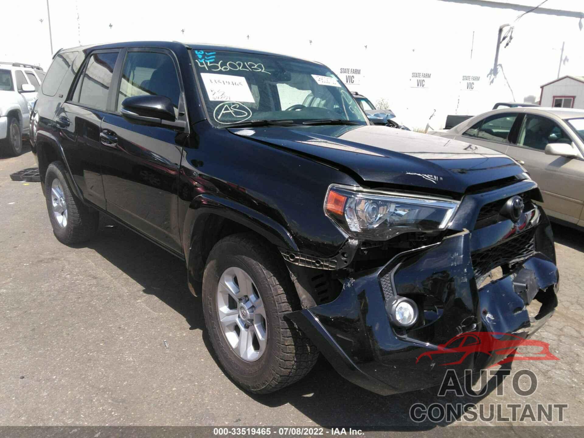 TOYOTA 4RUNNER 2017 - JTEBU5JR9H5436041