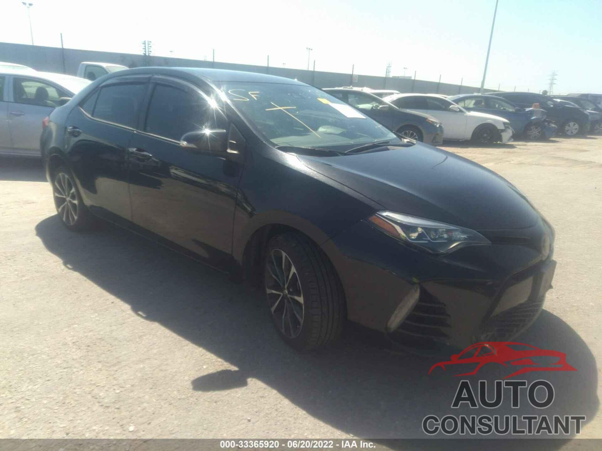 TOYOTA COROLLA 2017 - 5YFBURHE6HP660241