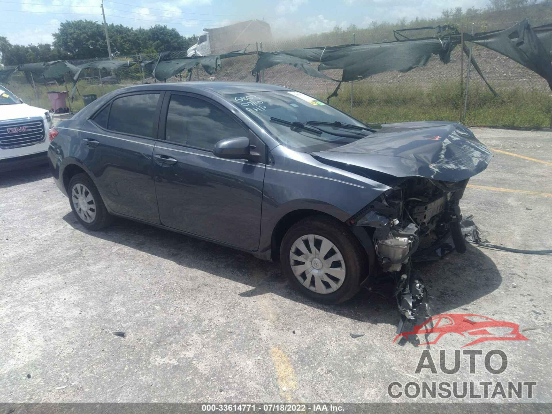 TOYOTA COROLLA 2017 - 2T1BURHEXHC776803