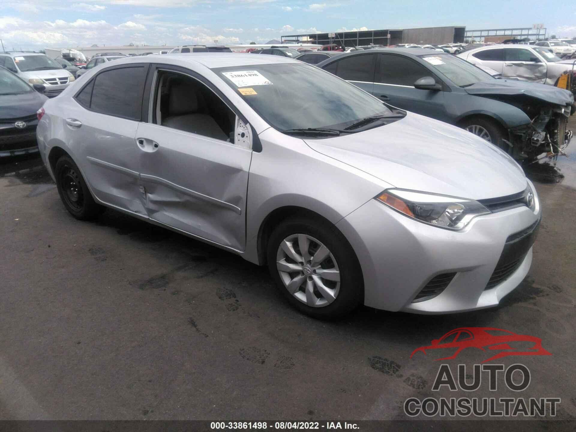 TOYOTA COROLLA 2016 - 5YFBURHE0GP401954