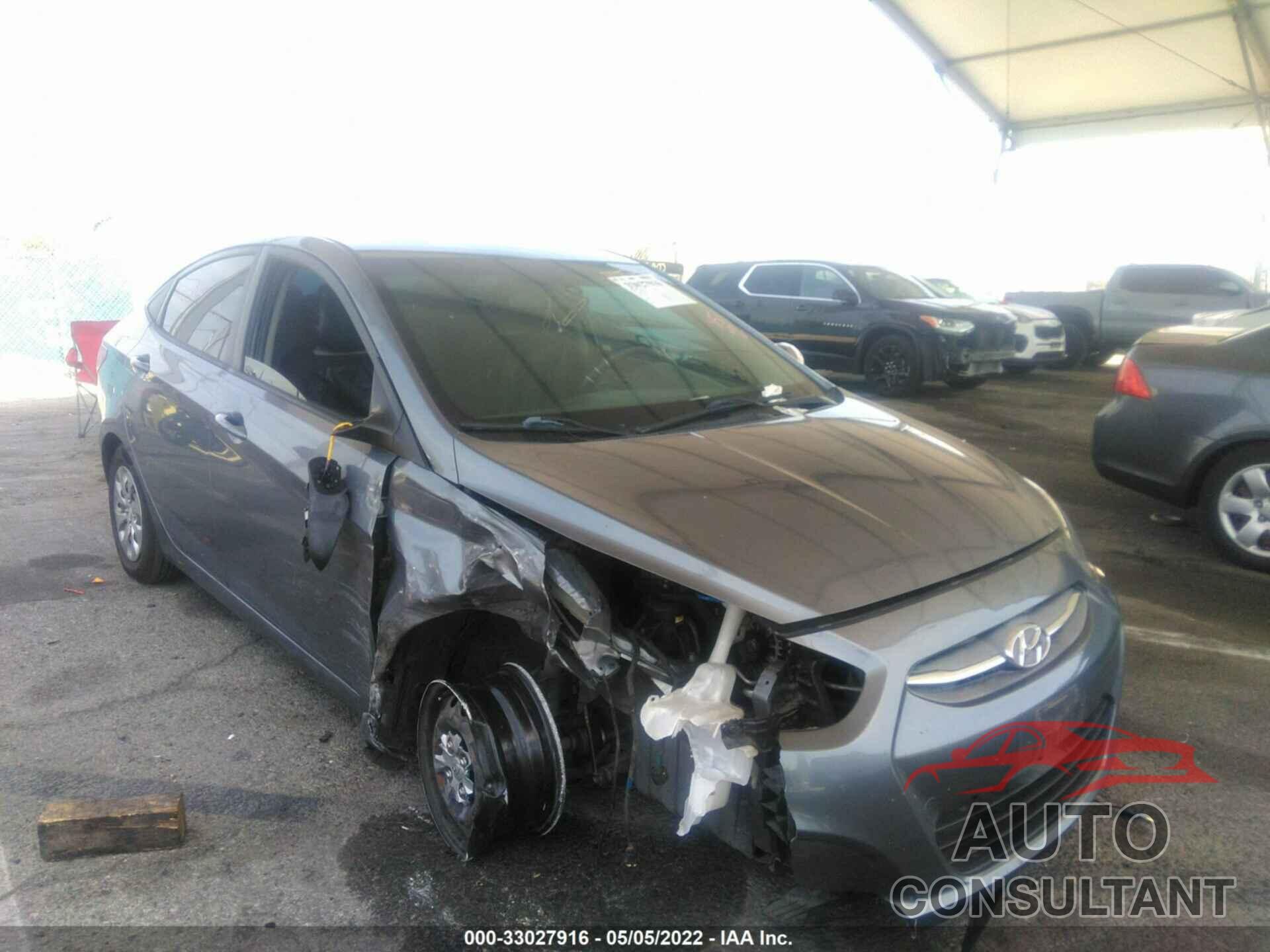 HYUNDAI ACCENT 2017 - KMHCT4AE8HU326442