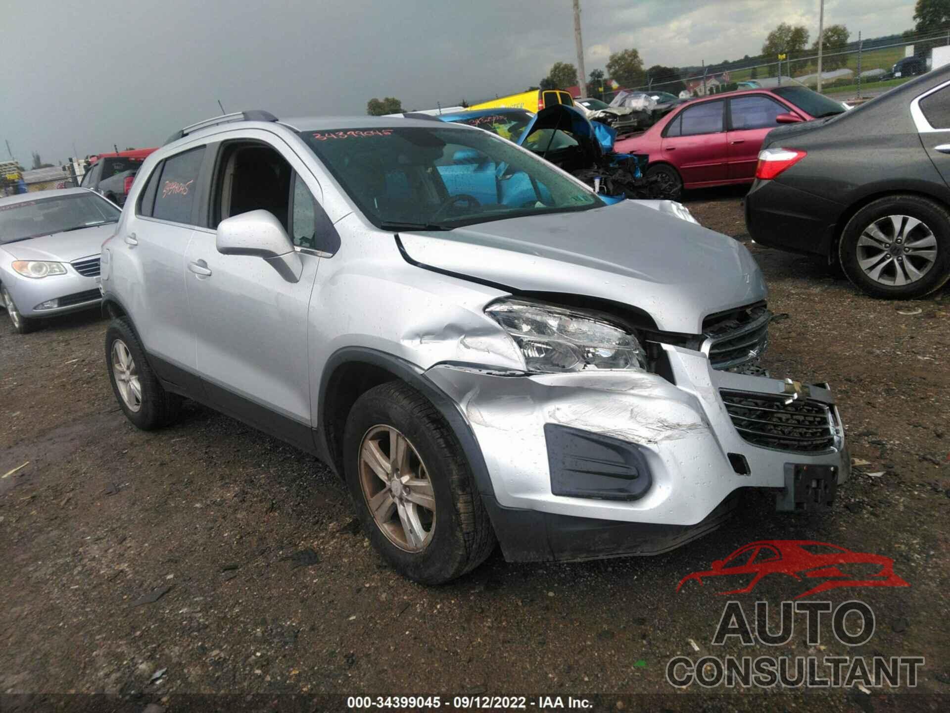 CHEVROLET TRAX 2016 - 3GNCJPSB7GL184441