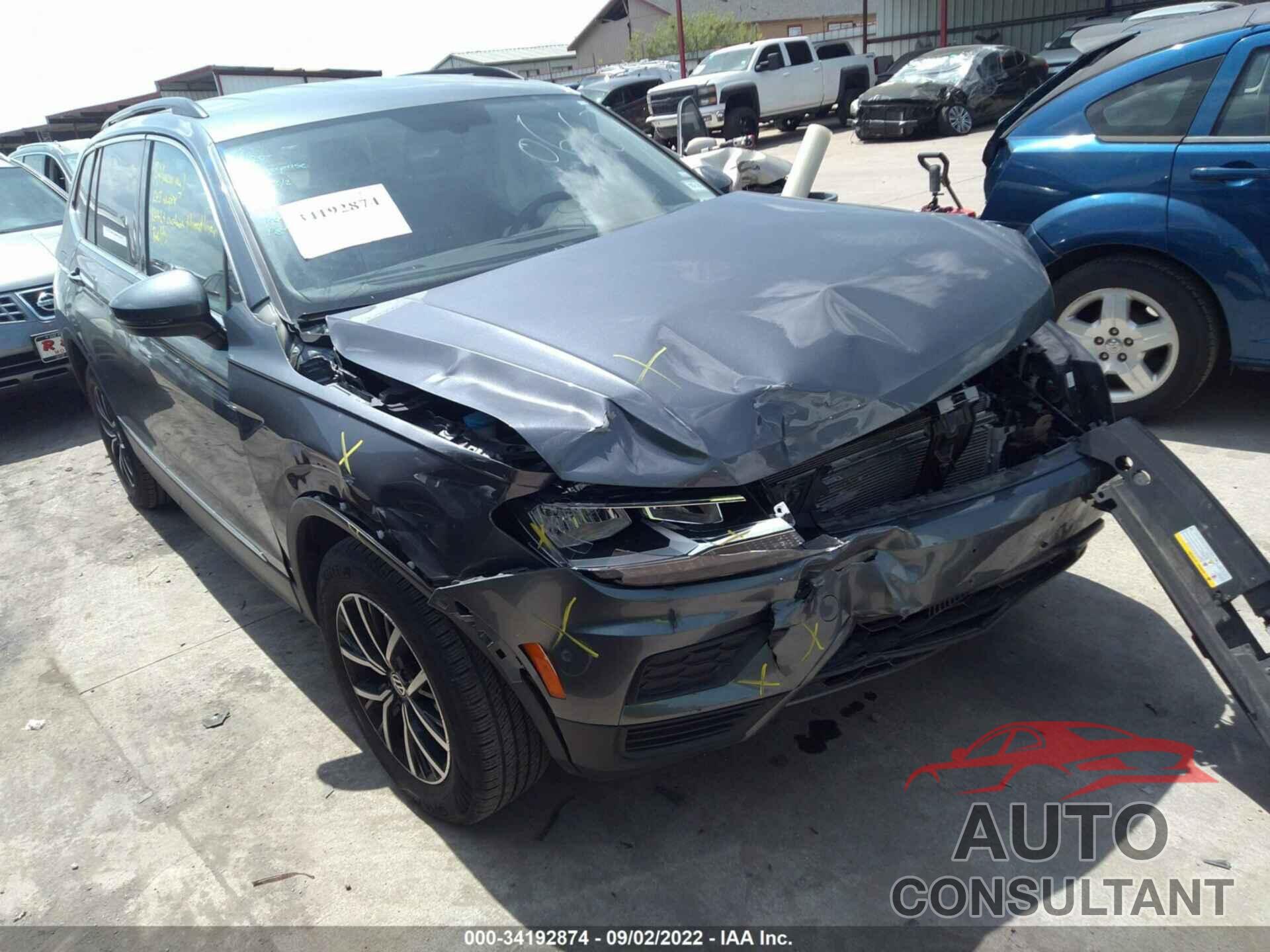 VOLKSWAGEN TIGUAN 2021 - 3VV3B7AX3MM080667