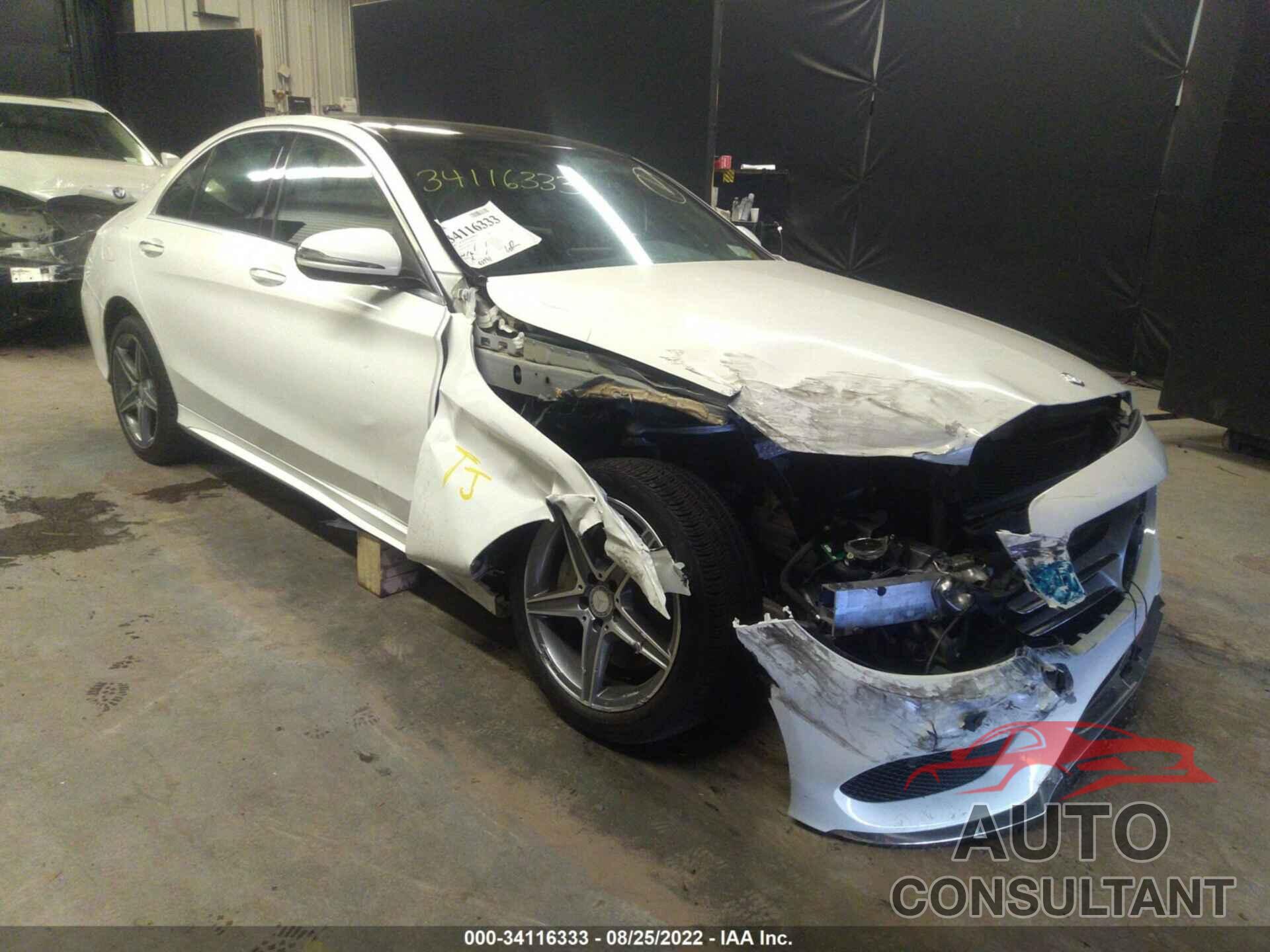 MERCEDES-BENZ C-CLASS 2017 - WDDWF4KB8HR214603