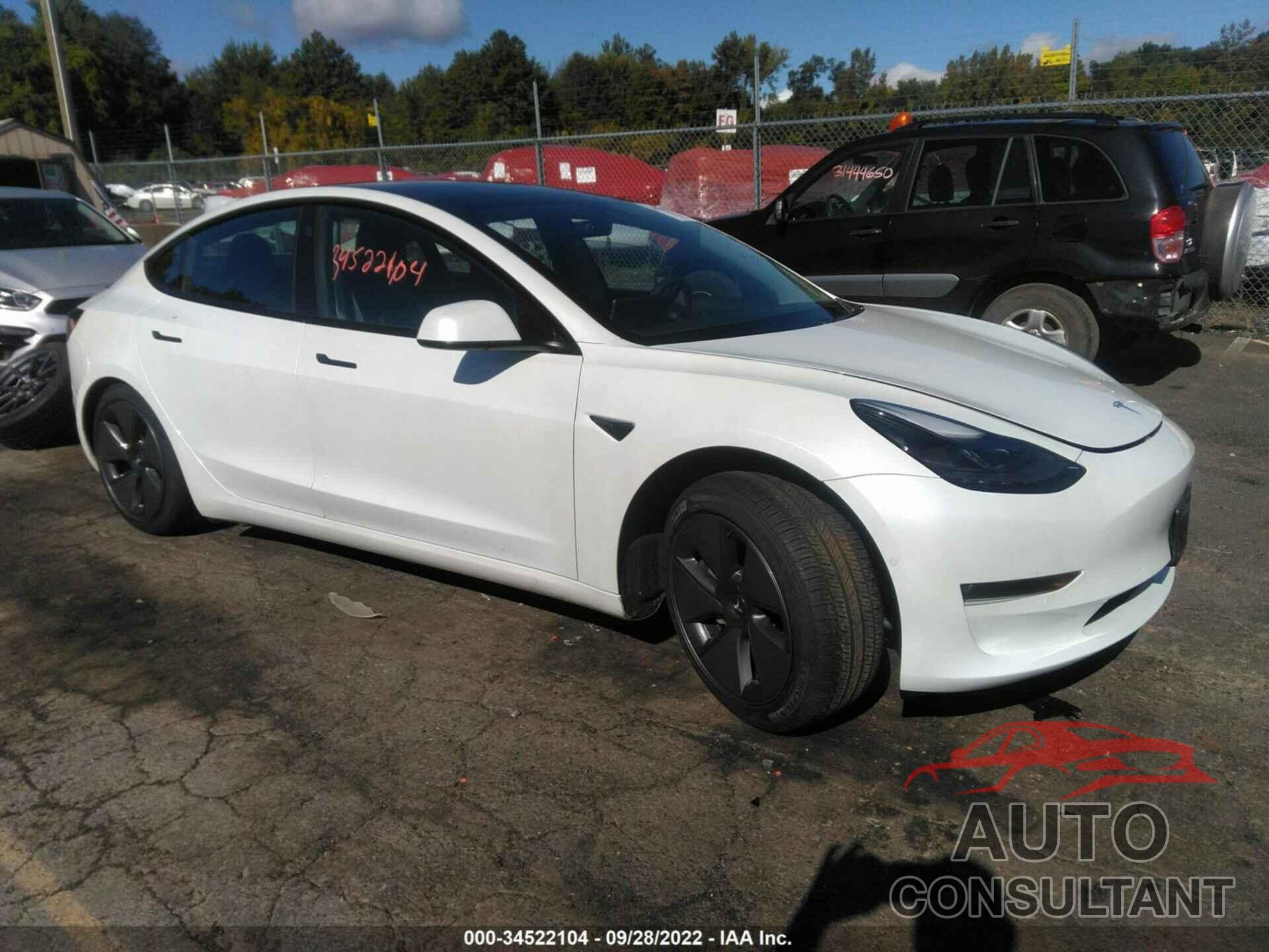 TESLA MODEL 3 2021 - 5YJ3E1EB4MF915441