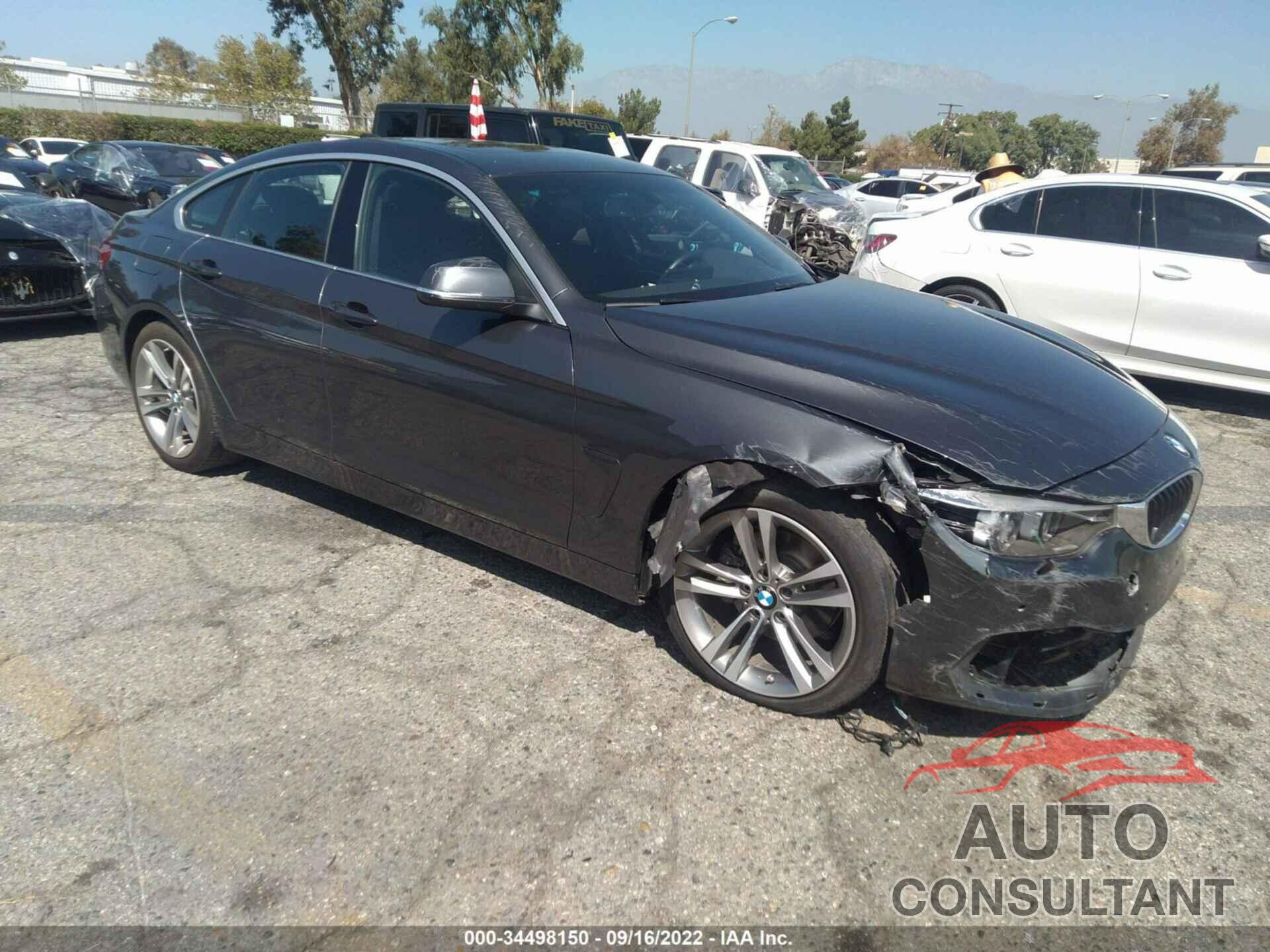 BMW 4 SERIES 2018 - WBA4J1C53JBG80557