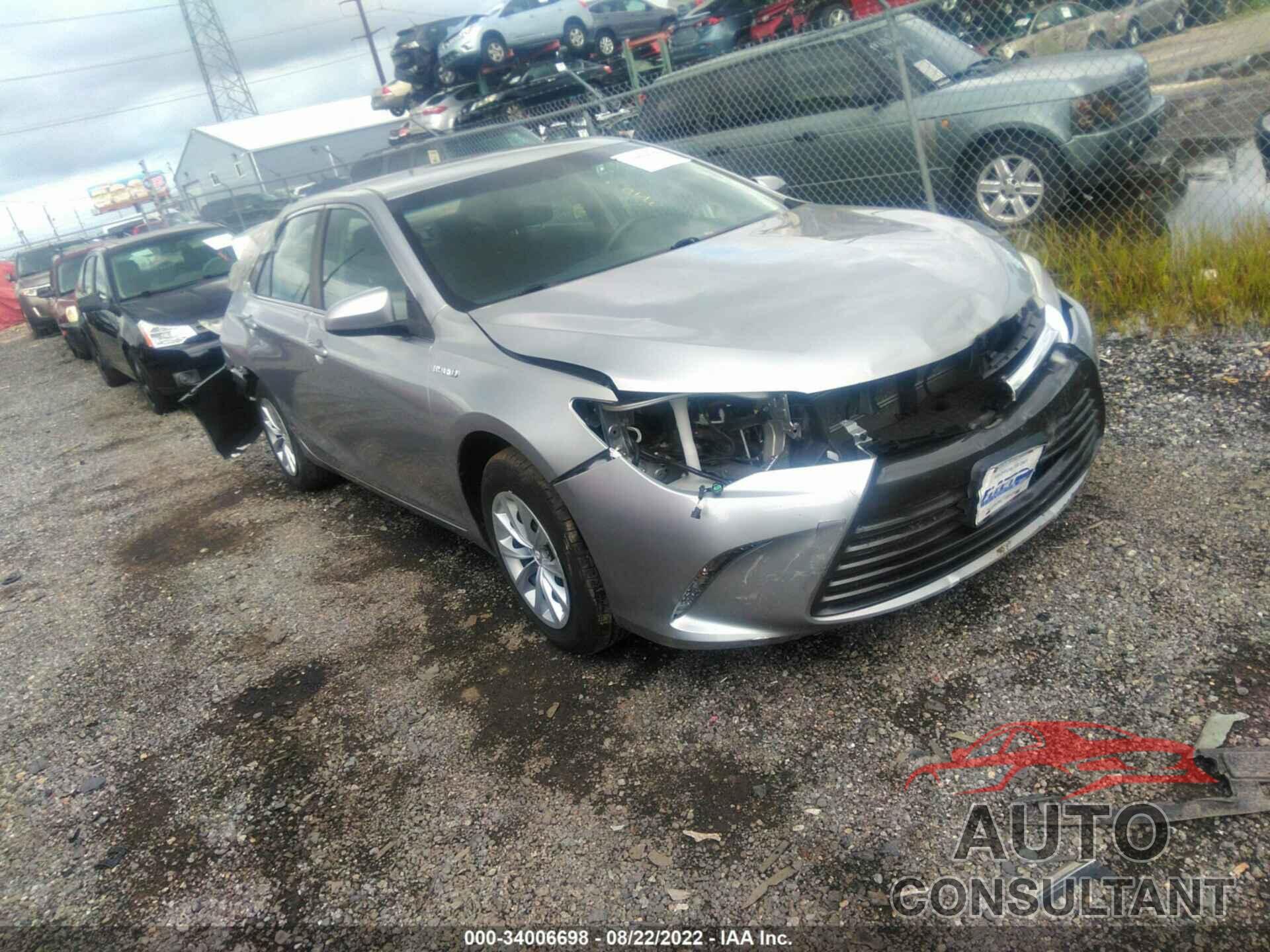 TOYOTA CAMRY 2017 - 4T1BD1FKXHU209693