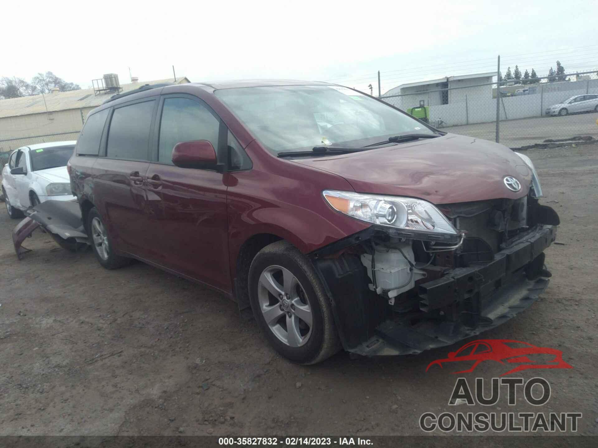 TOYOTA SIENNA 2017 - 5TDKZ3DC9HS879429