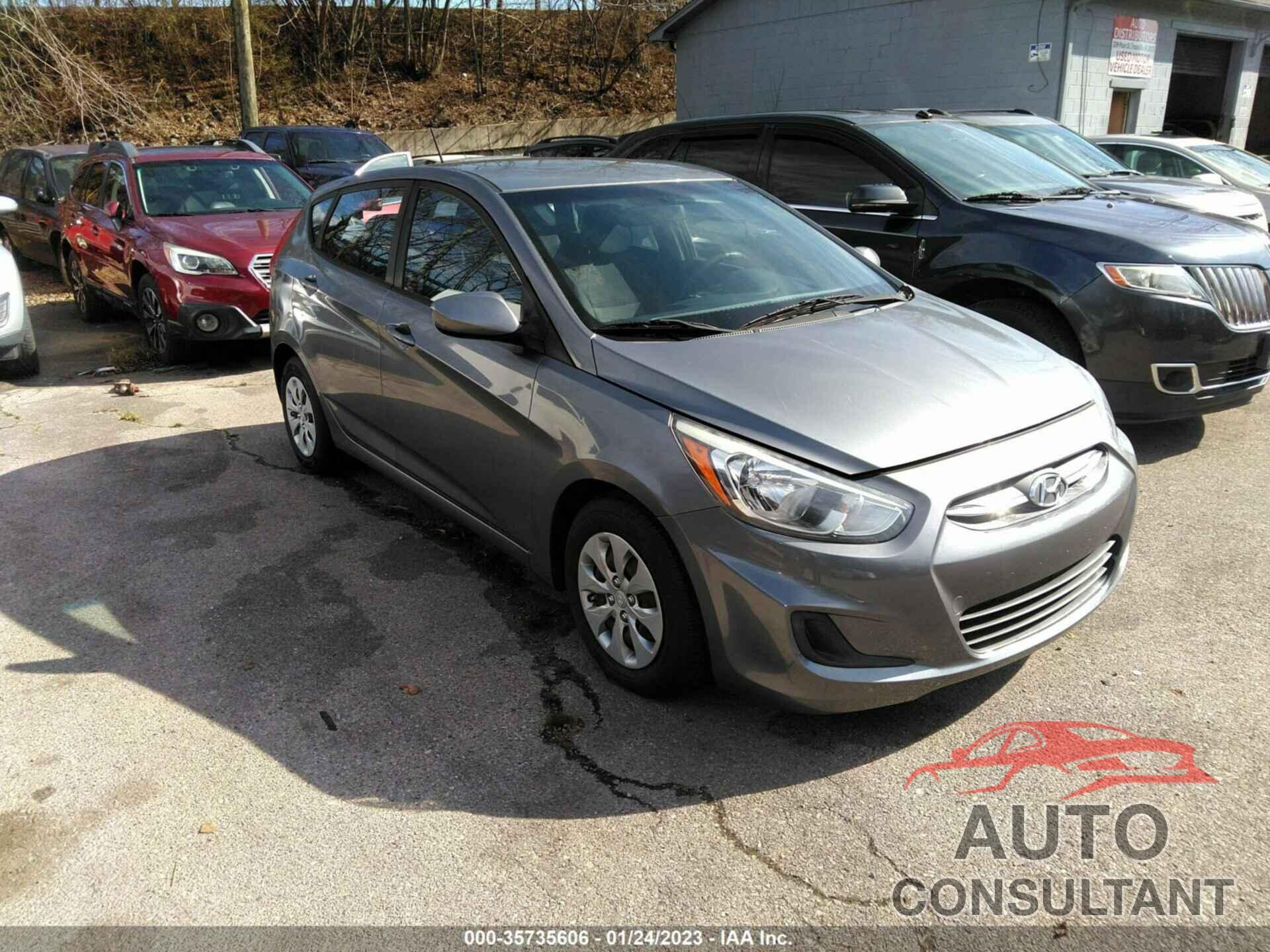 HYUNDAI ACCENT 2016 - KMHCT5AE9GU271049