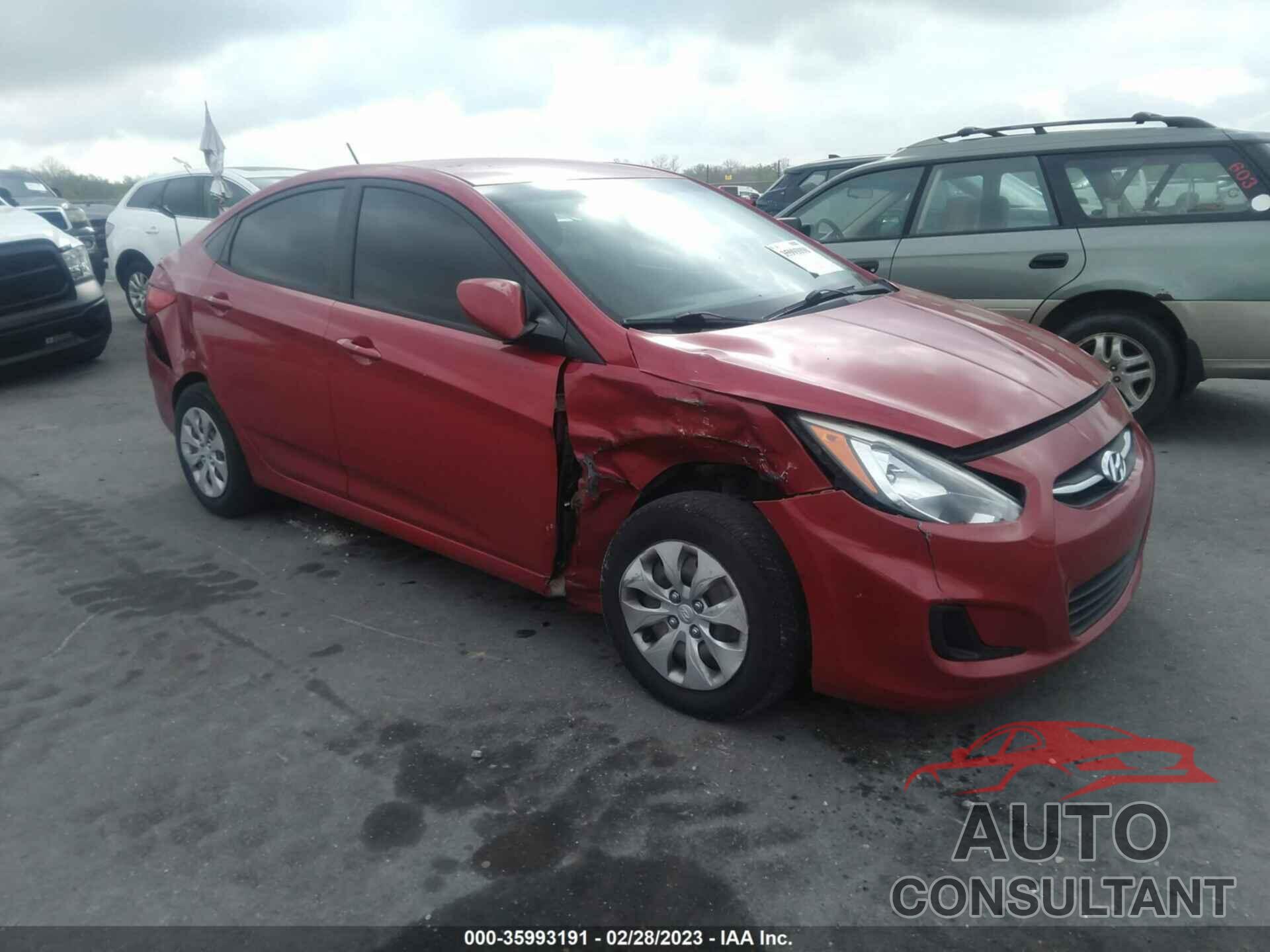 HYUNDAI ACCENT 2016 - KMHCT4AE9GU982552