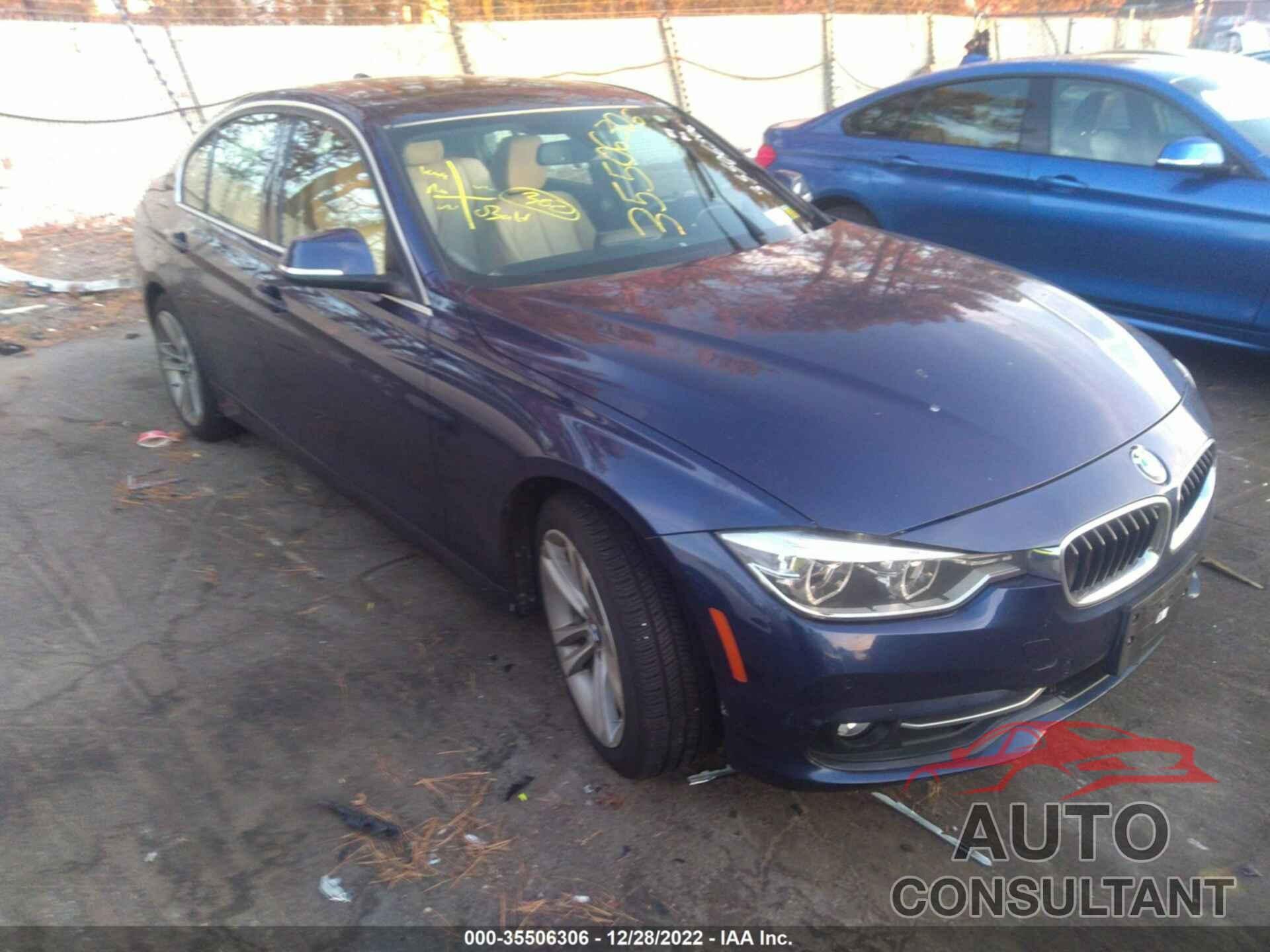 BMW 3 SERIES 2017 - WBA8D9G54HNU60464