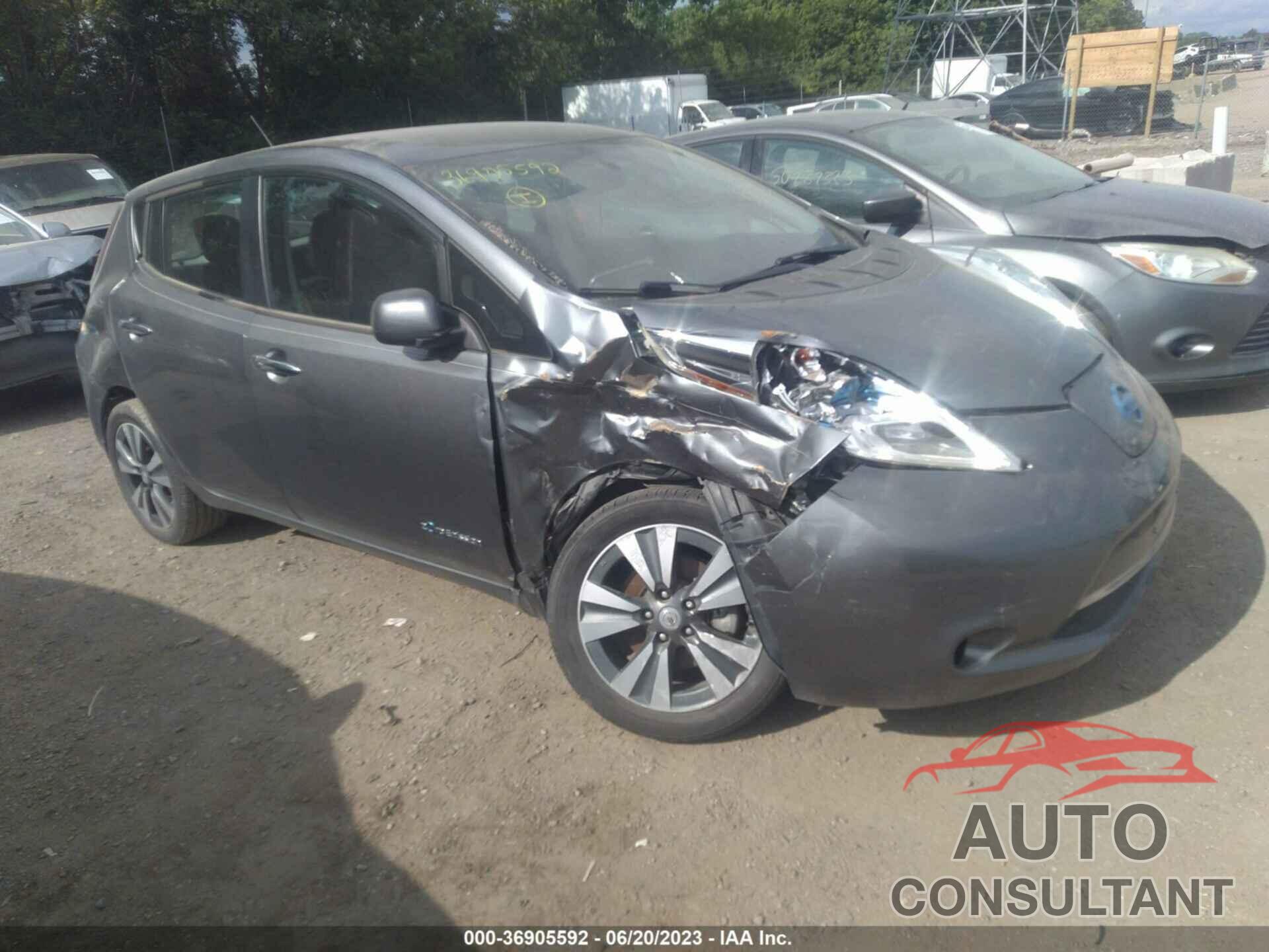 NISSAN LEAF 2015 - 1N4AZ0CPXFC329692