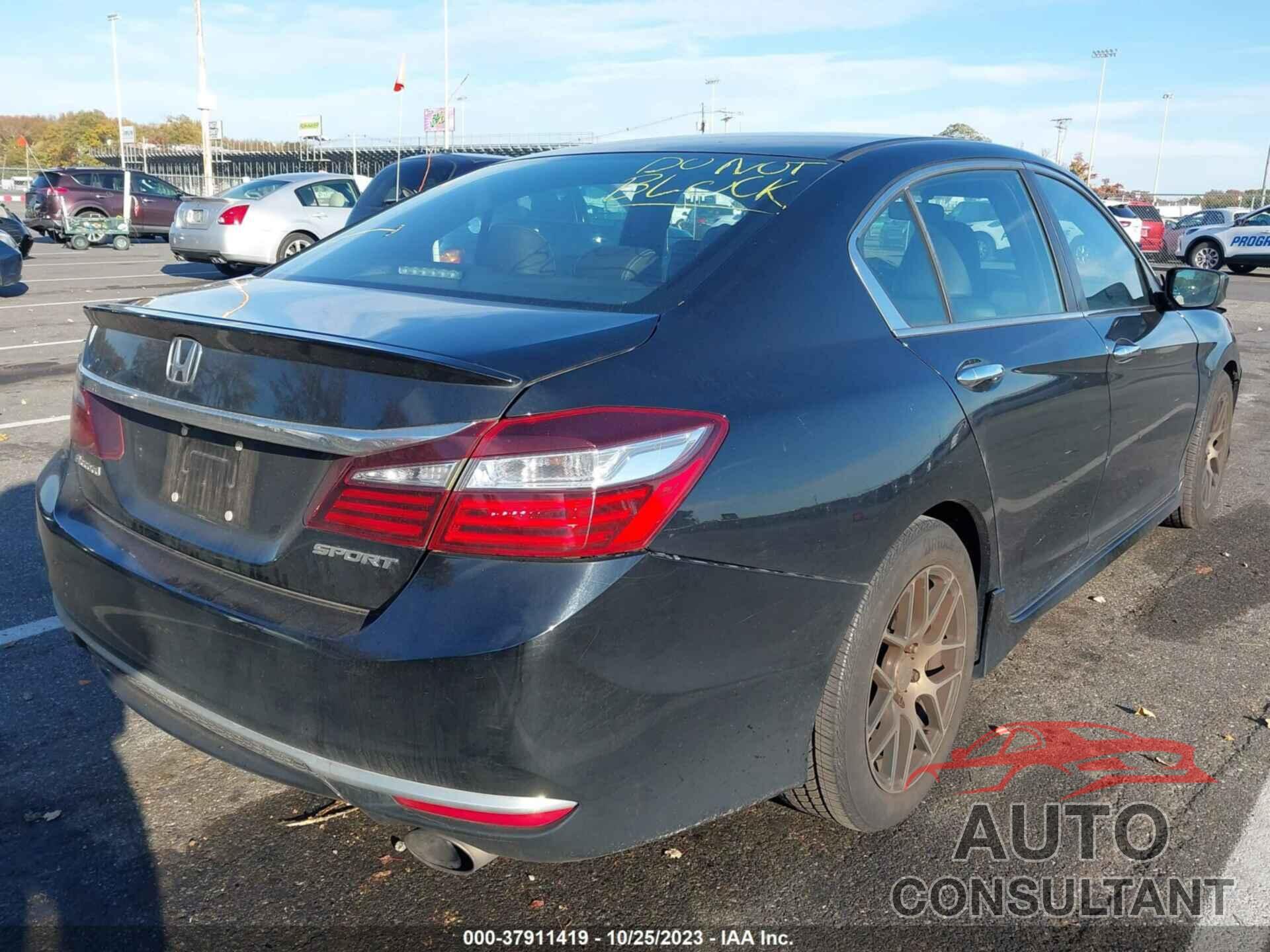 HONDA ACCORD SEDAN 2016 - 1HGCR2F58GA013196