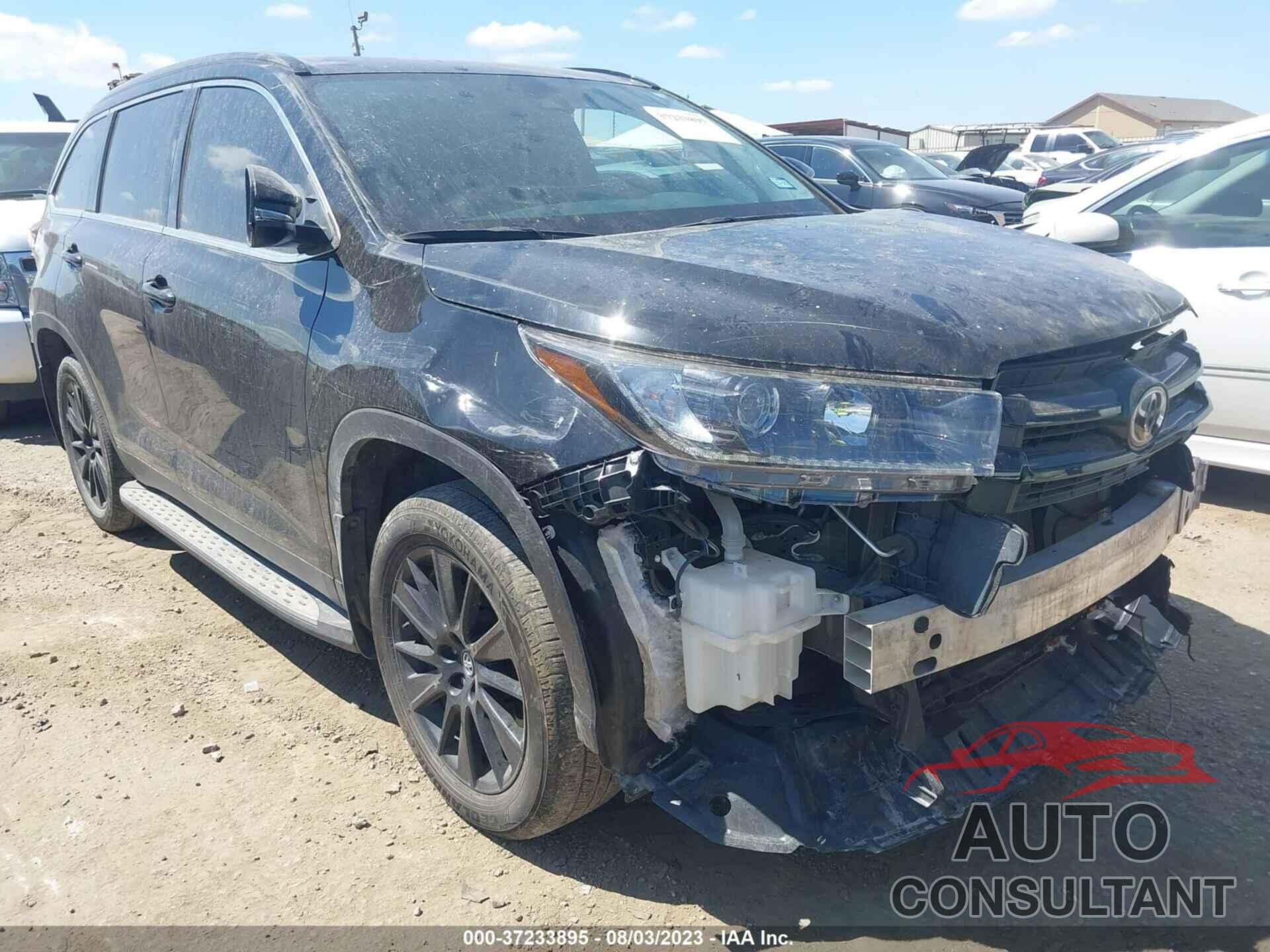 TOYOTA HIGHLANDER 2019 - 5TDKZRFH5KS349980