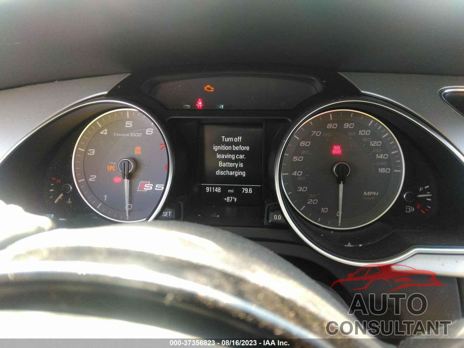 AUDI S5 2016 - WAUG4AFR7GA034145