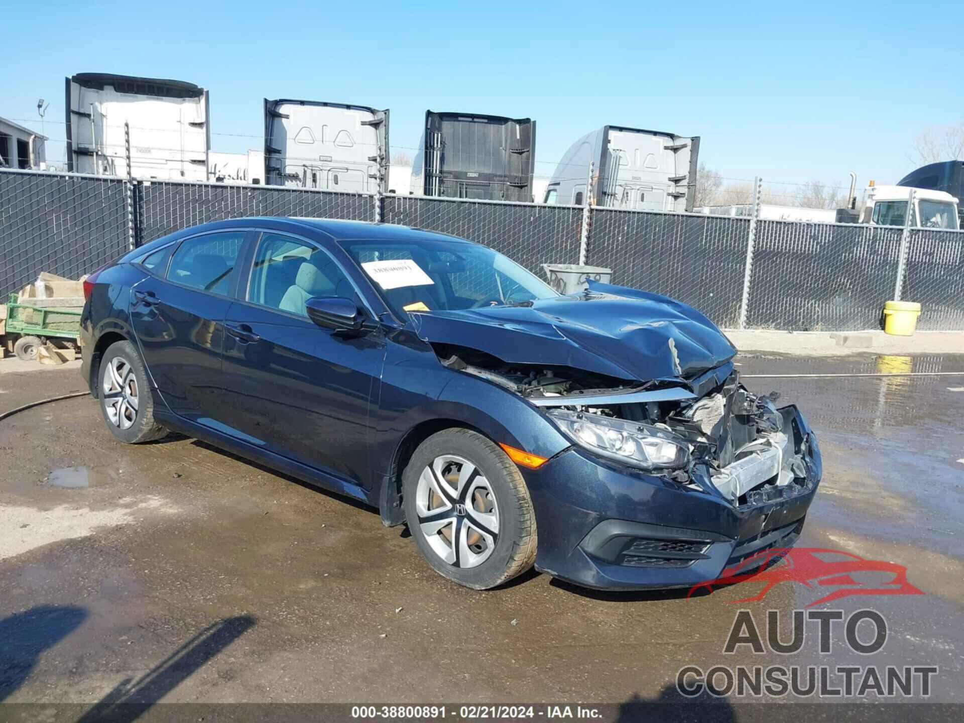 HONDA CIVIC 2017 - 19XFC2F58HE014635