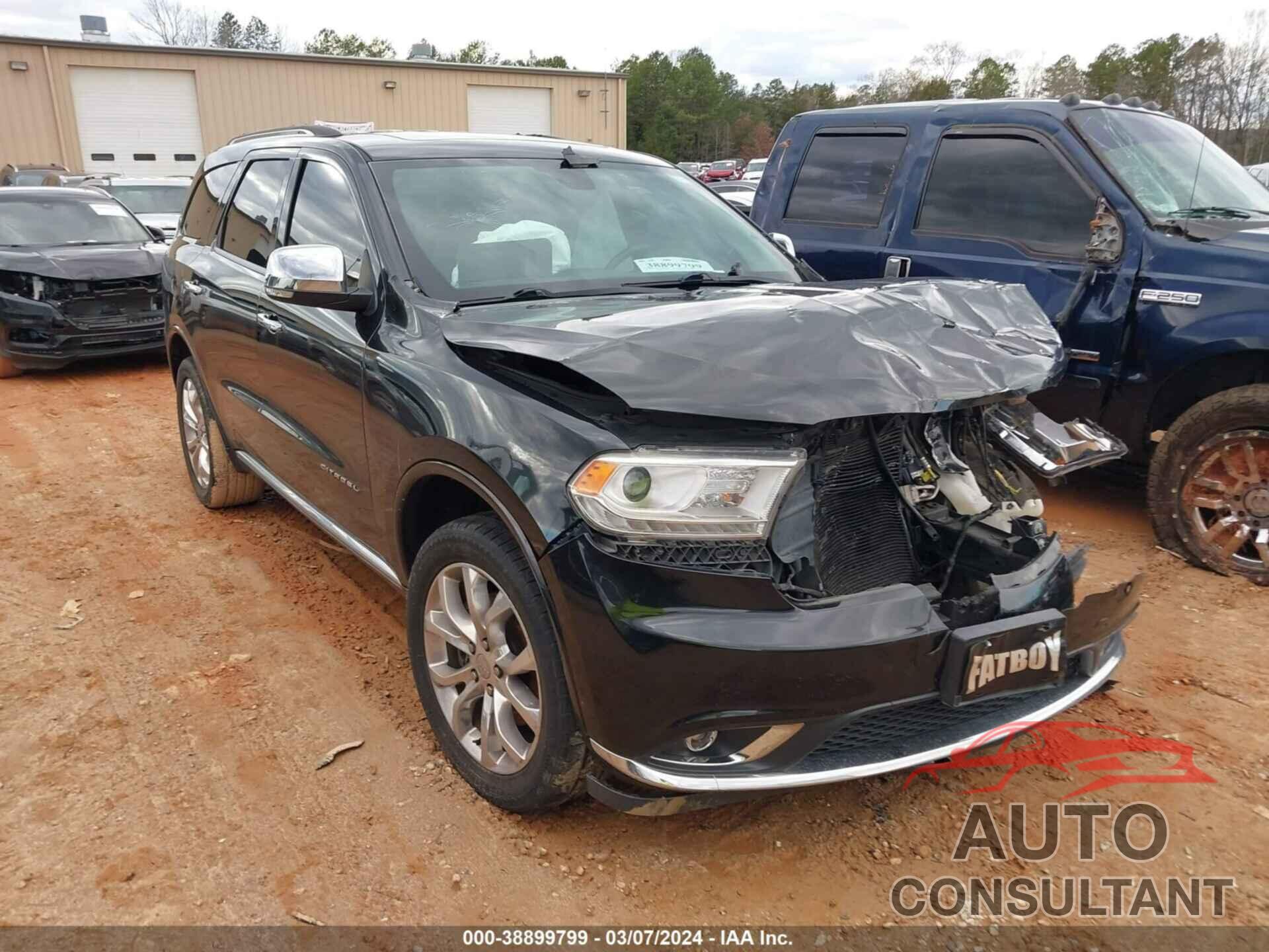 DODGE DURANGO 2016 - 1C4RDJEG1GC341245