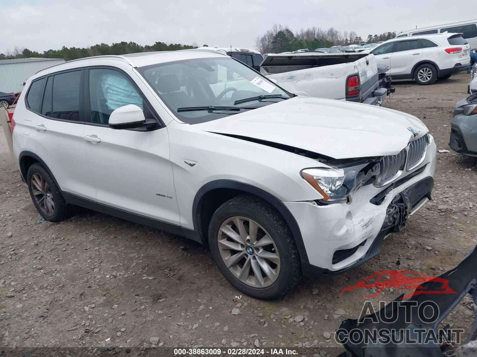 BMW X3 2016 - 5UXWX9C50G0D71222