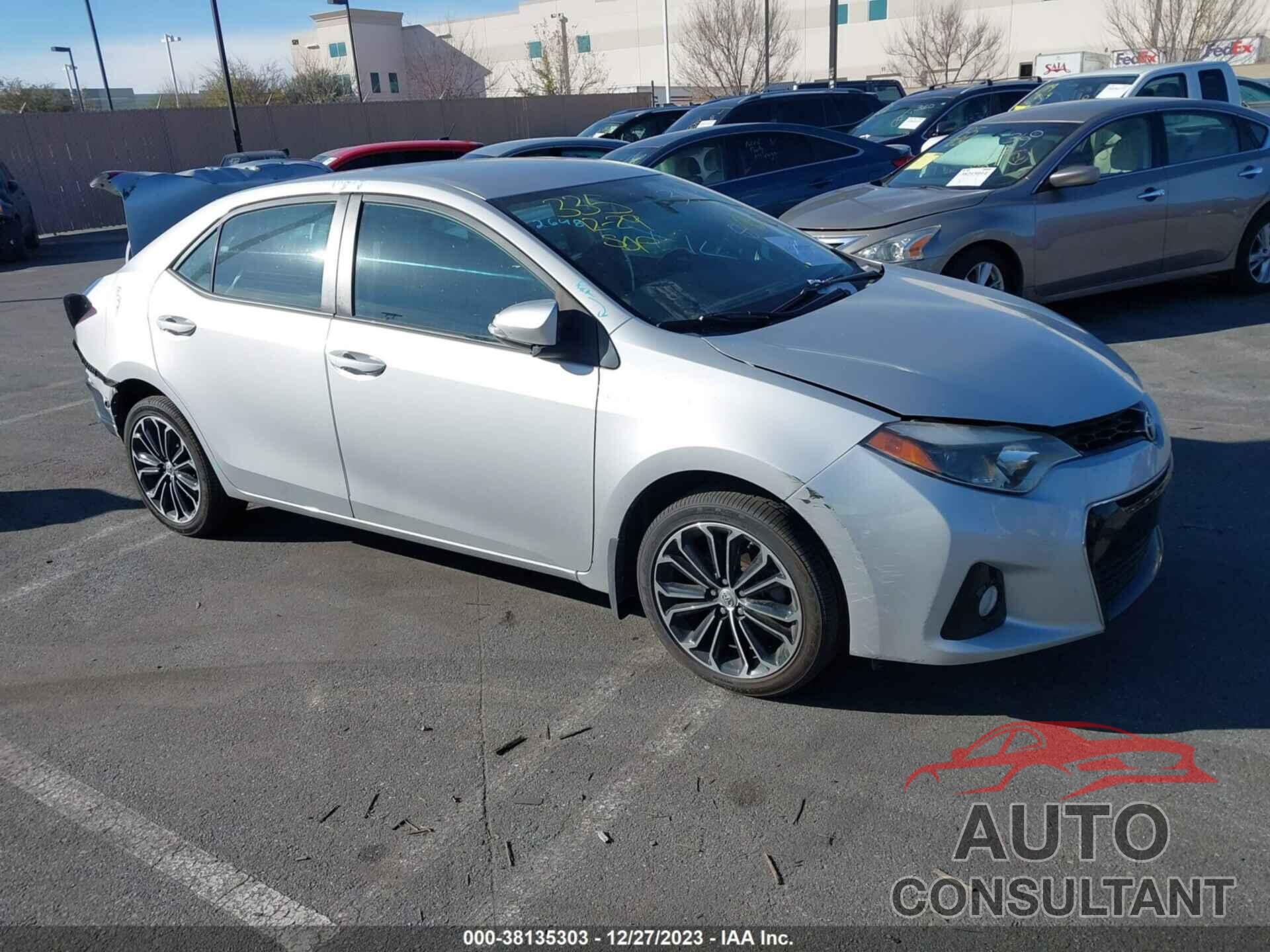 TOYOTA COROLLA 2015 - 5YFBURHEXFP253410
