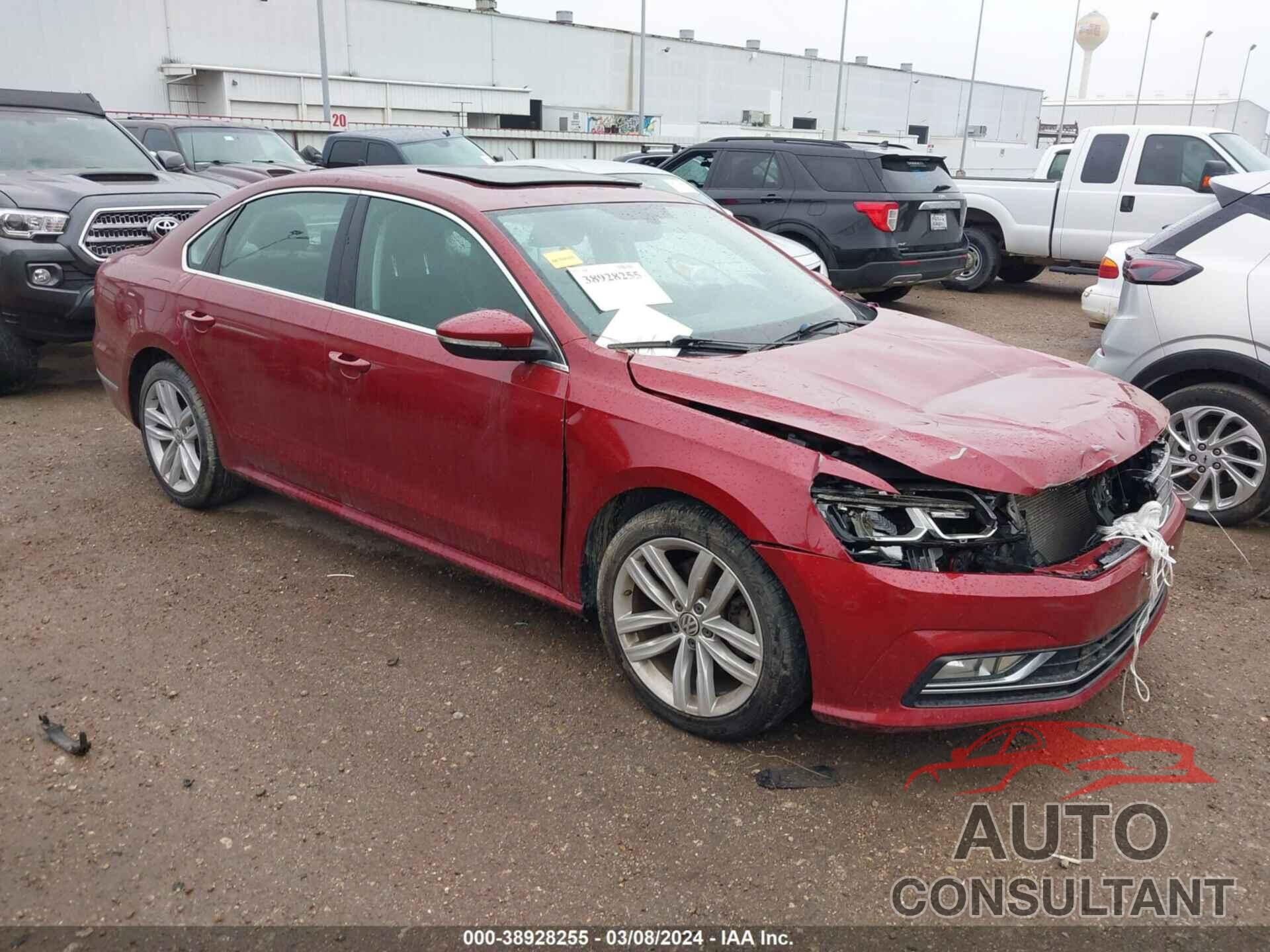 VOLKSWAGEN PASSAT 2018 - 1VWBA7A32JC022702