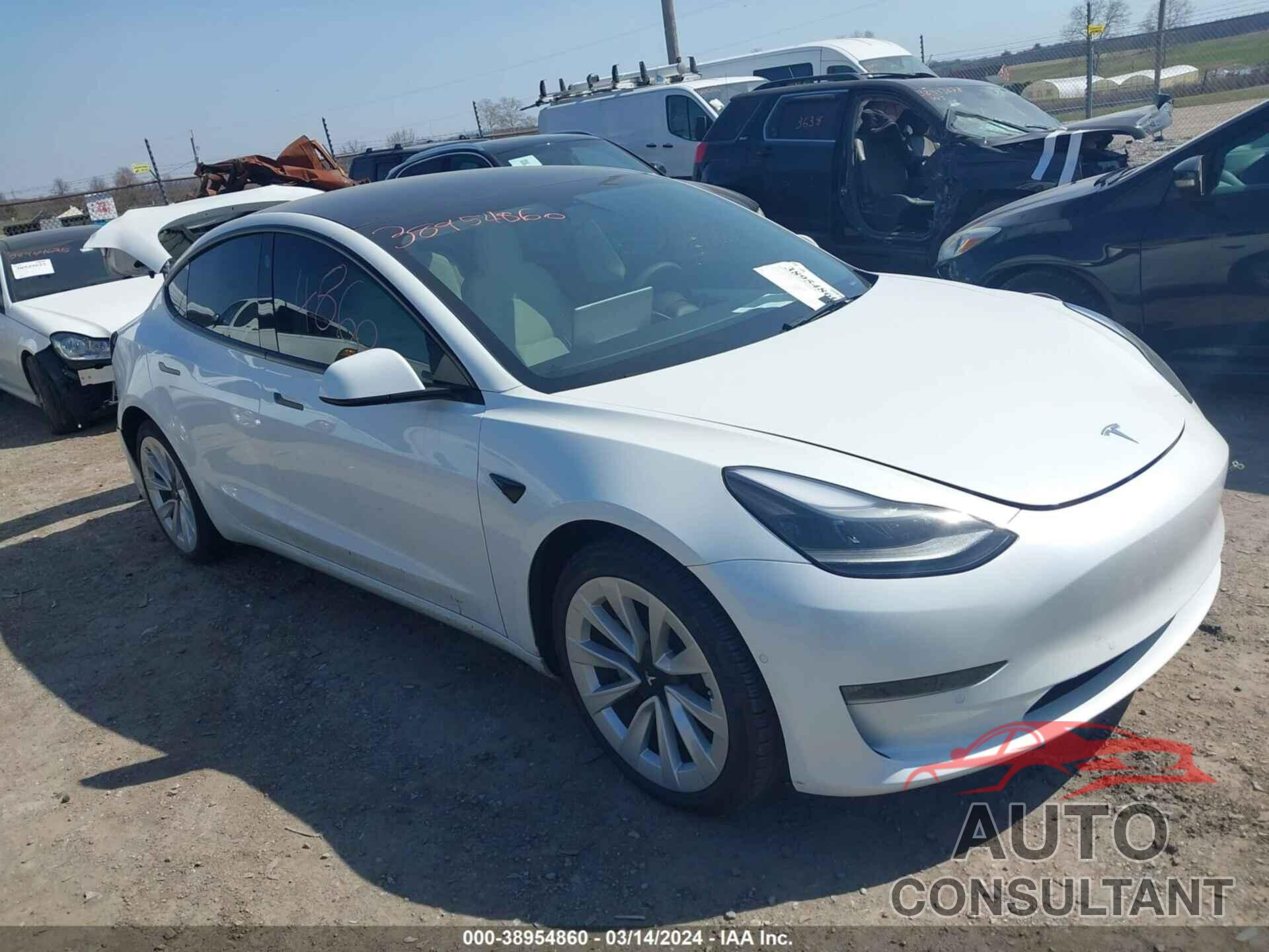 TESLA MODEL 3 2022 - 5YJ3E1EB2NF110930