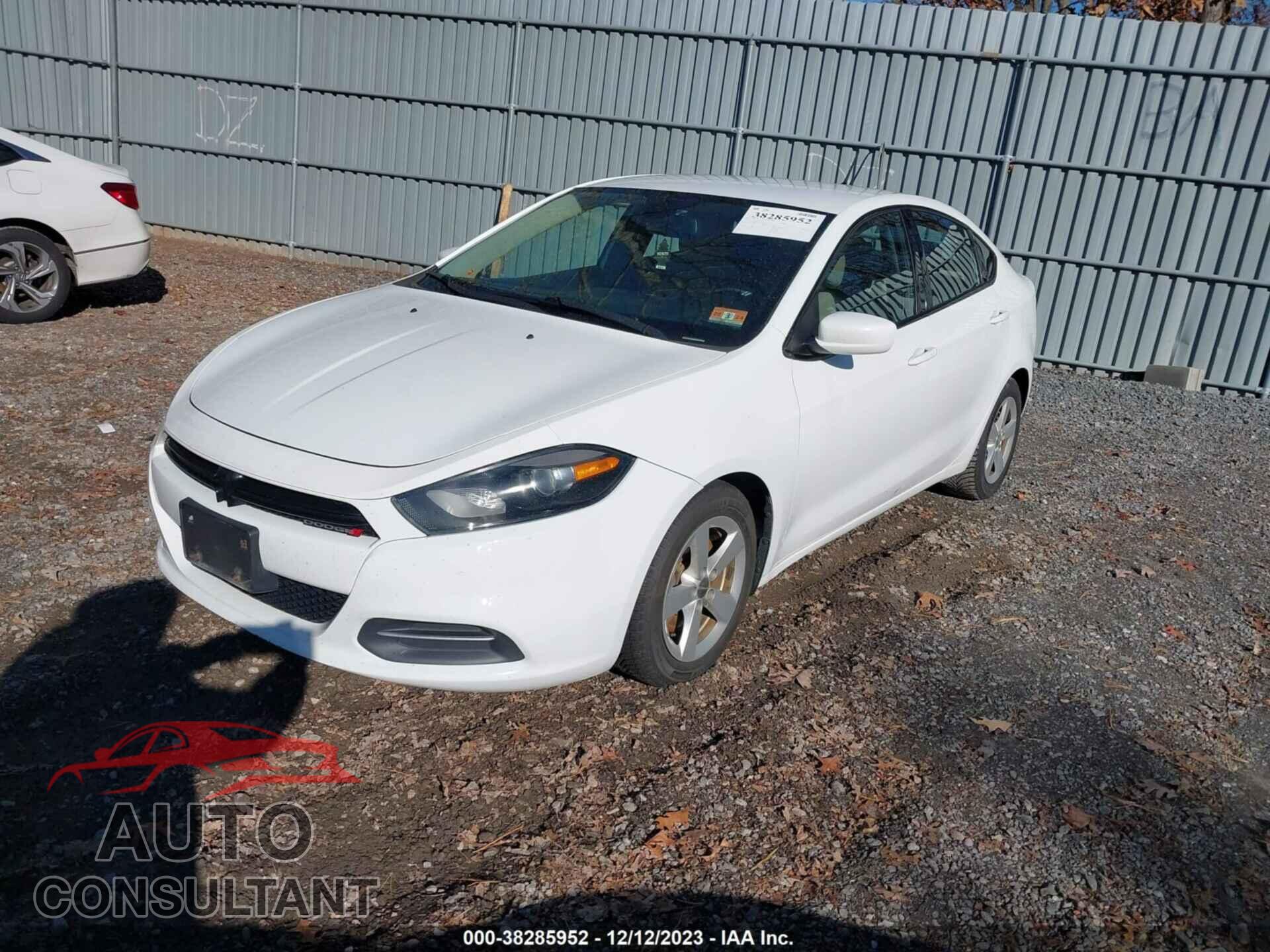 DODGE DART 2015 - 1C3CDFBB5FD223305