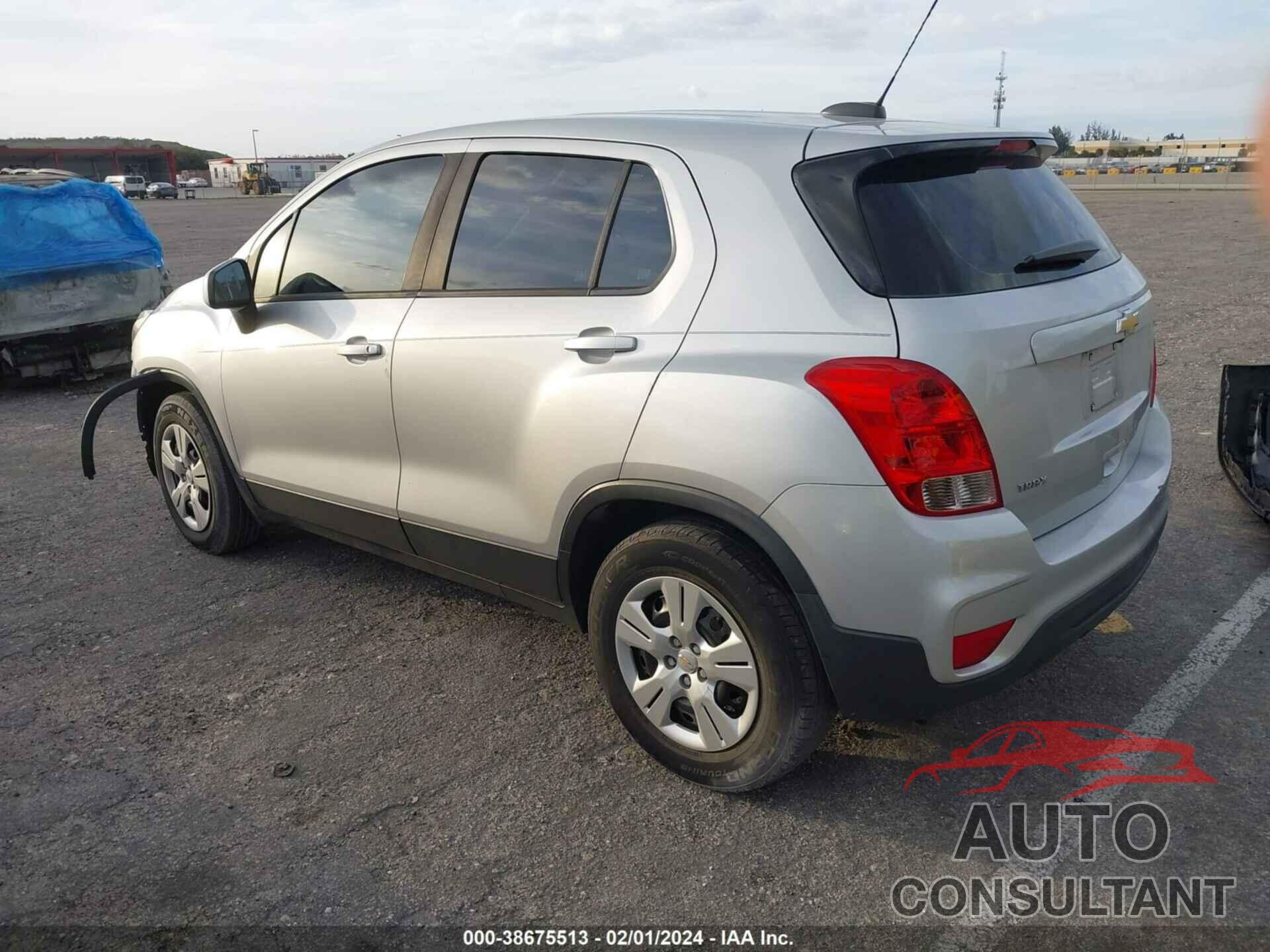 CHEVROLET TRAX 2017 - KL7CJKSB6HB184233