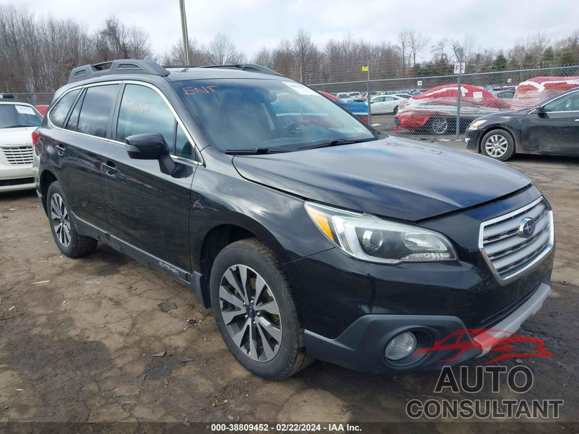 SUBARU OUTBACK 2016 - 4S4BSALC9G3250405