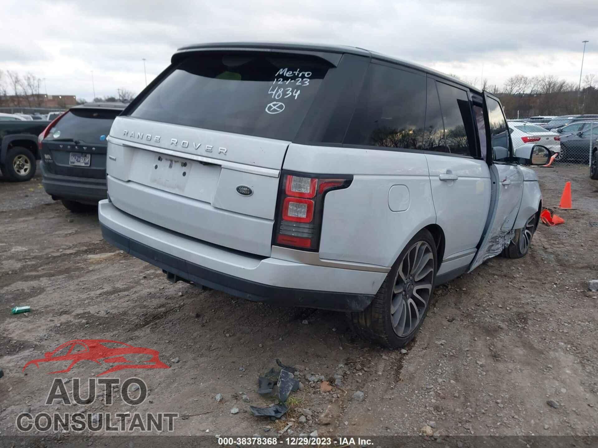 LAND ROVER RANGE ROVER 2016 - SALGV2EF3GA304834