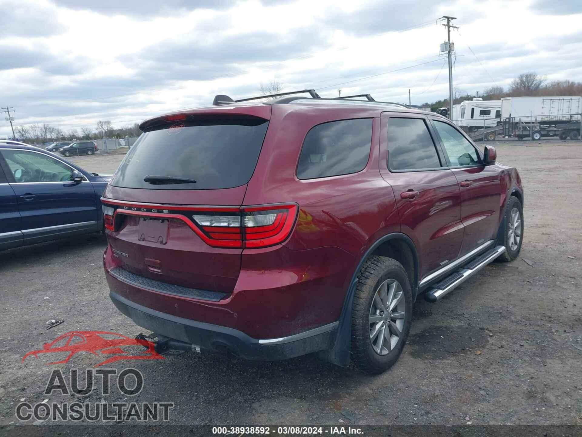 DODGE DURANGO 2017 - 1C4RDJAG2HC601451