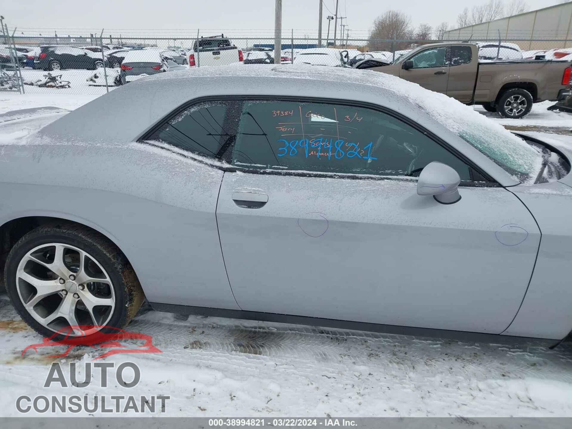 DODGE CHALLENGER 2016 - 2C3CDZAG4GH289265