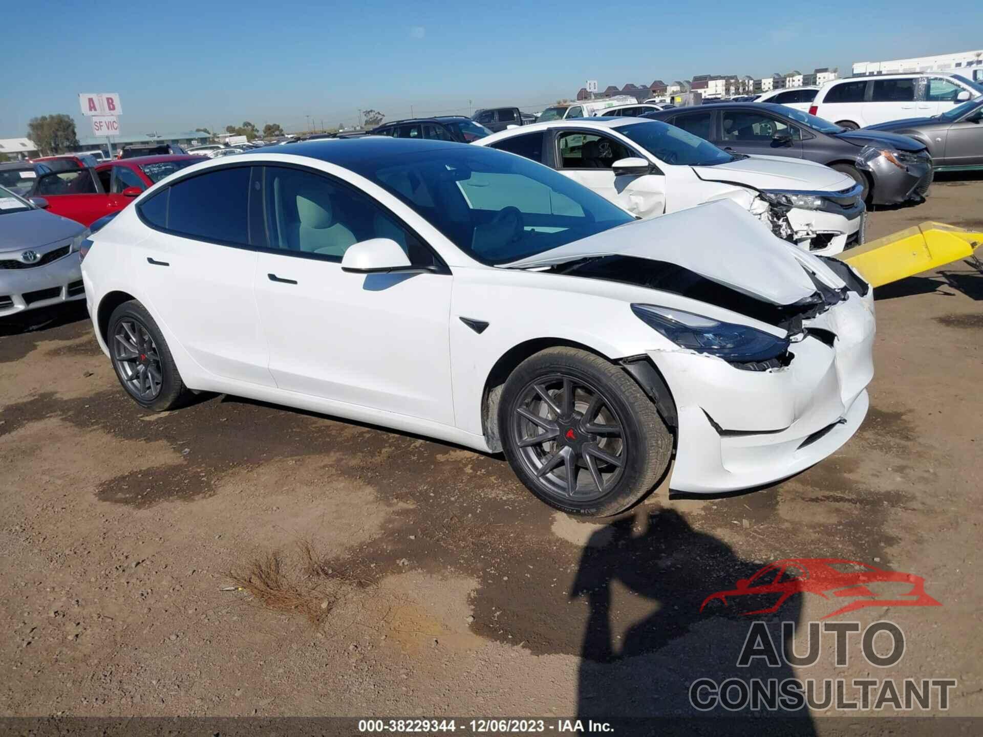 TESLA MODEL 3 2022 - 5YJ3E1EB9NF133945