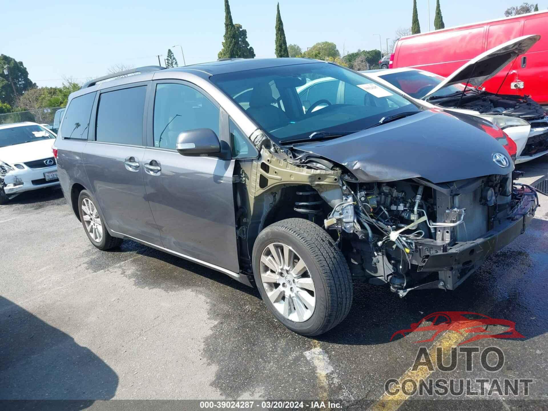 TOYOTA SIENNA 2016 - 5TDYK3DC3GS736280