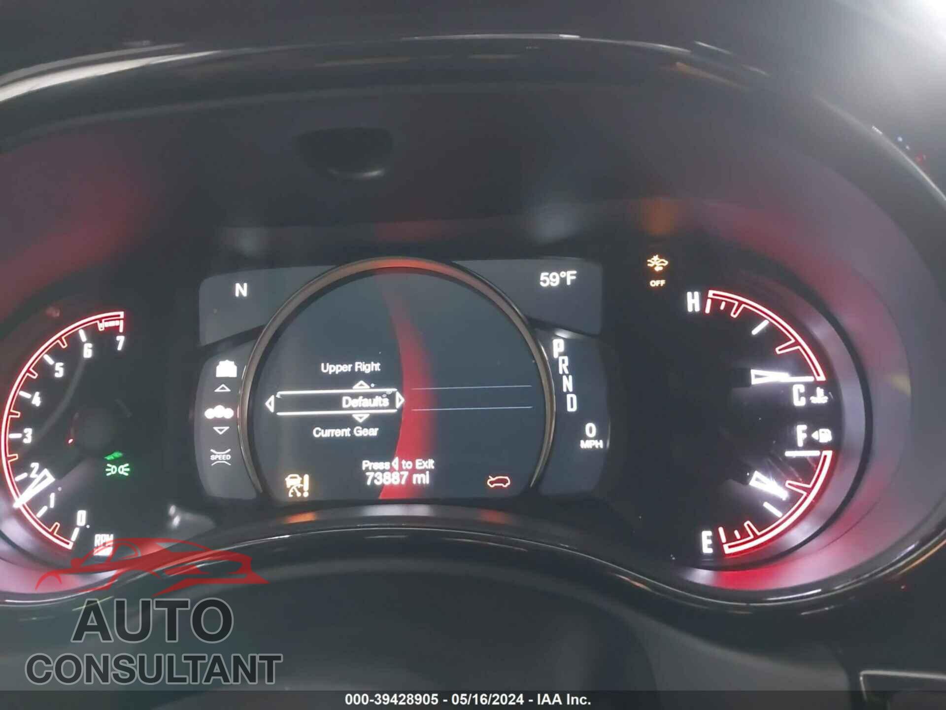 DODGE DURANGO 2021 - 1C4RDJDG5MC599183