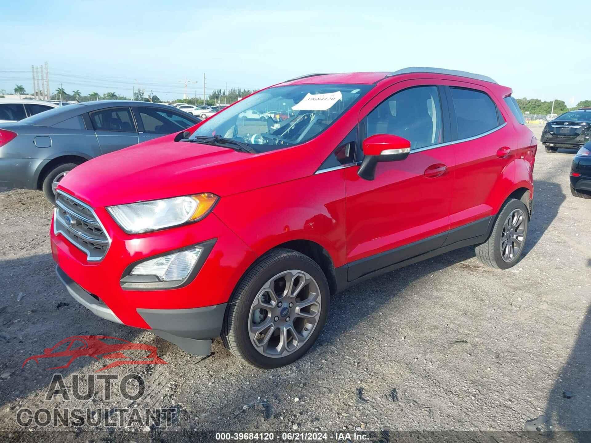FORD ECOSPORT 2019 - MAJ6S3KL5KC279403