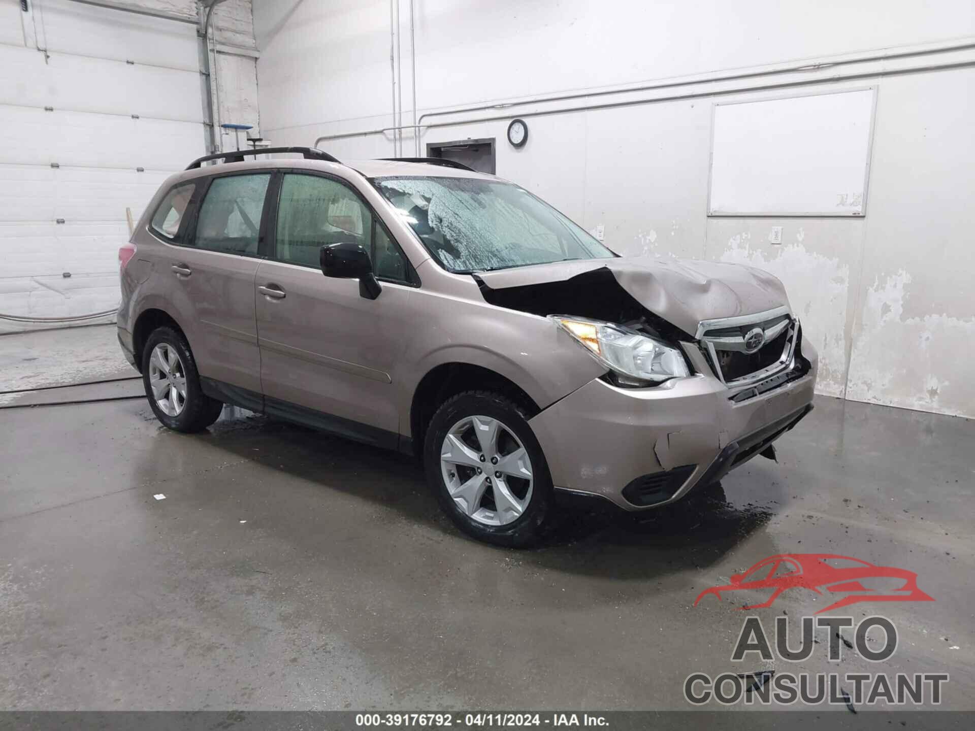 SUBARU FORESTER 2016 - JF2SJABC9GH443053