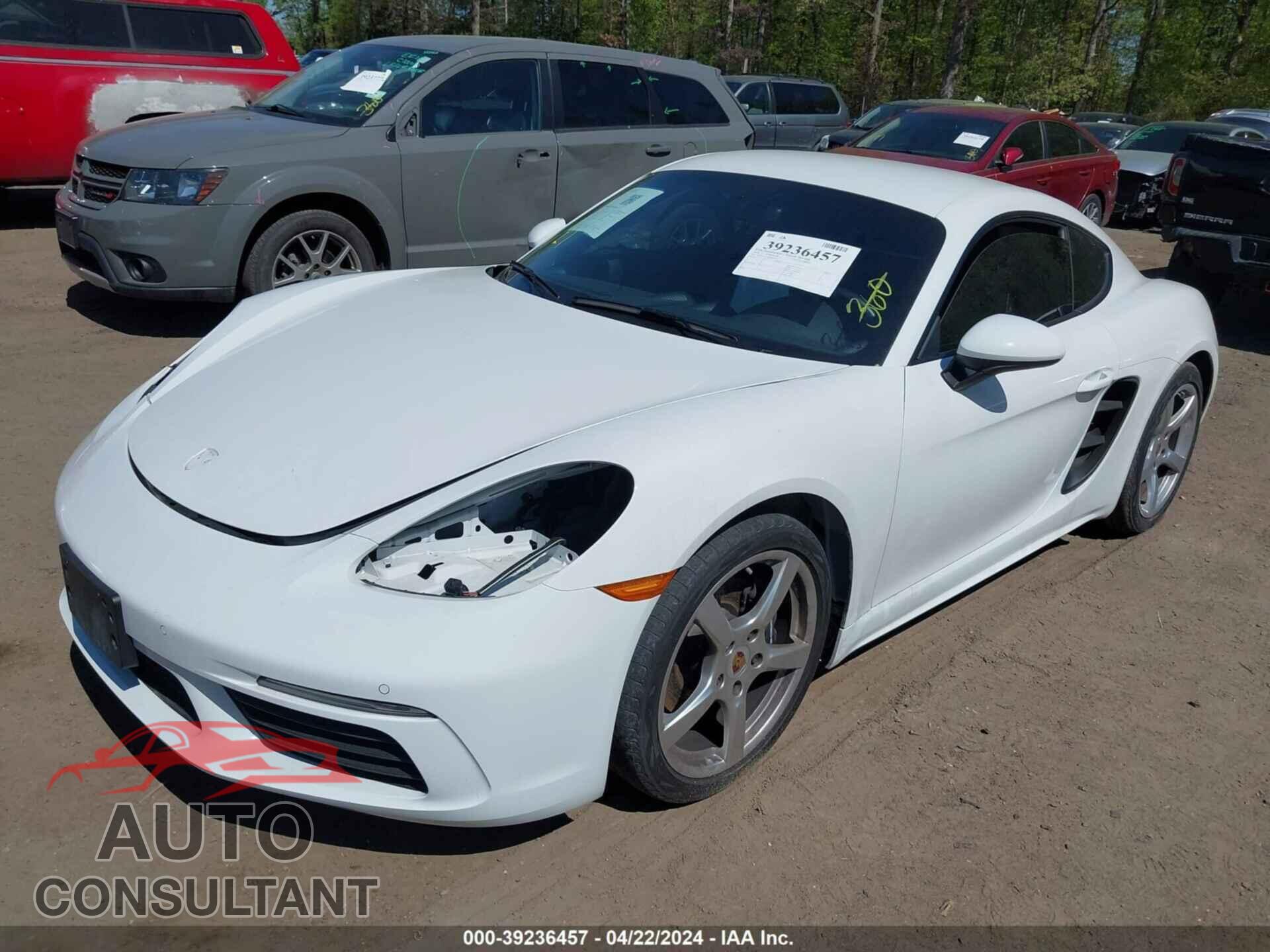 PORSCHE 718 CAYMAN 2019 - WP0AA2A87KS260257