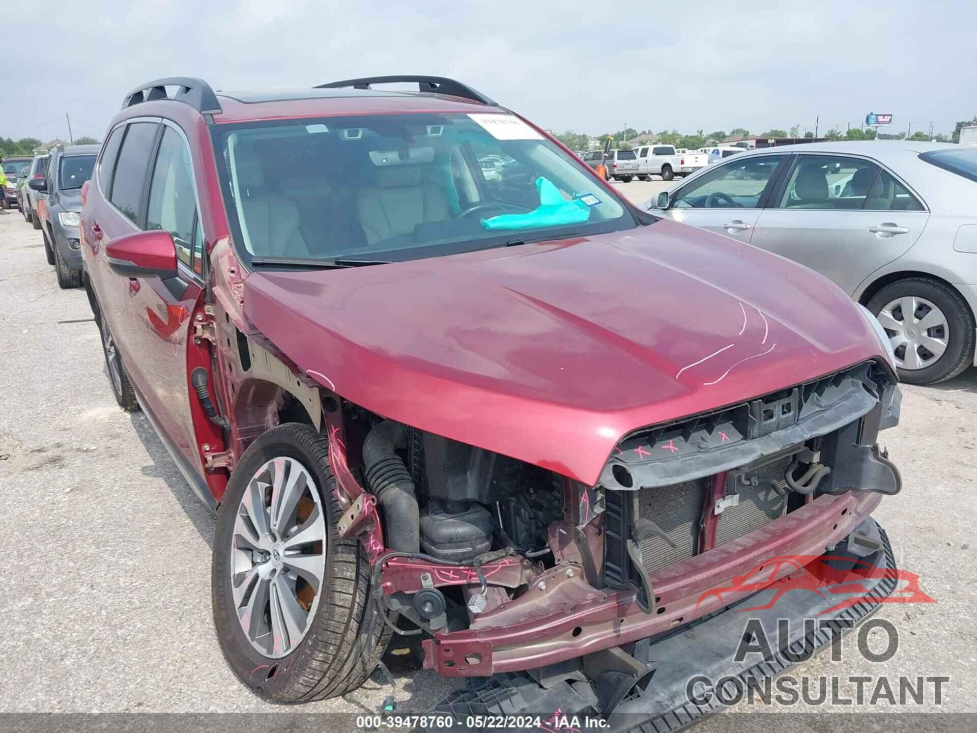 SUBARU ASCENT 2019 - 4S4WMALD7K3469568
